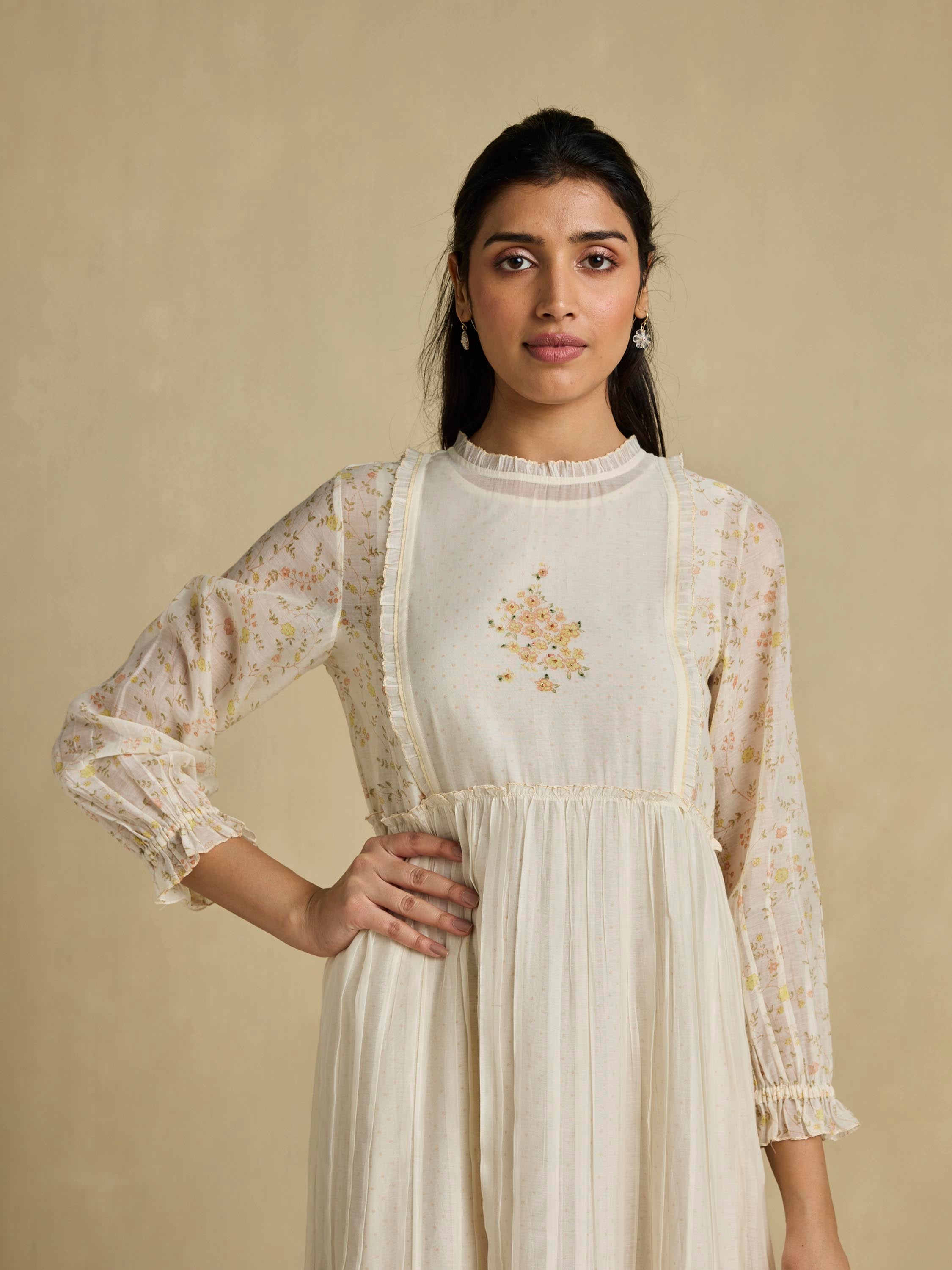 Honey Flowers Midi Dress
