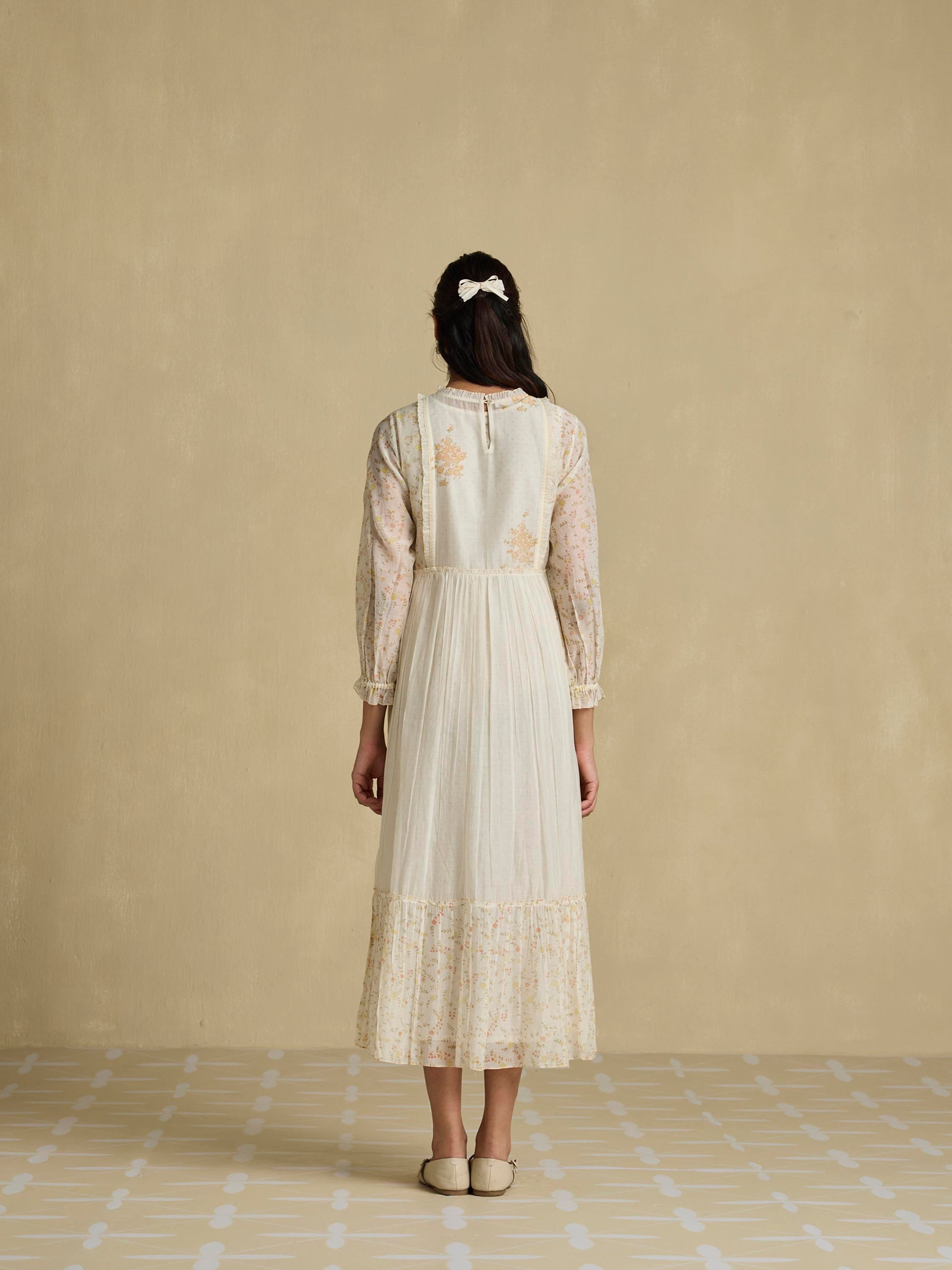 Honey Flowers Midi Dress