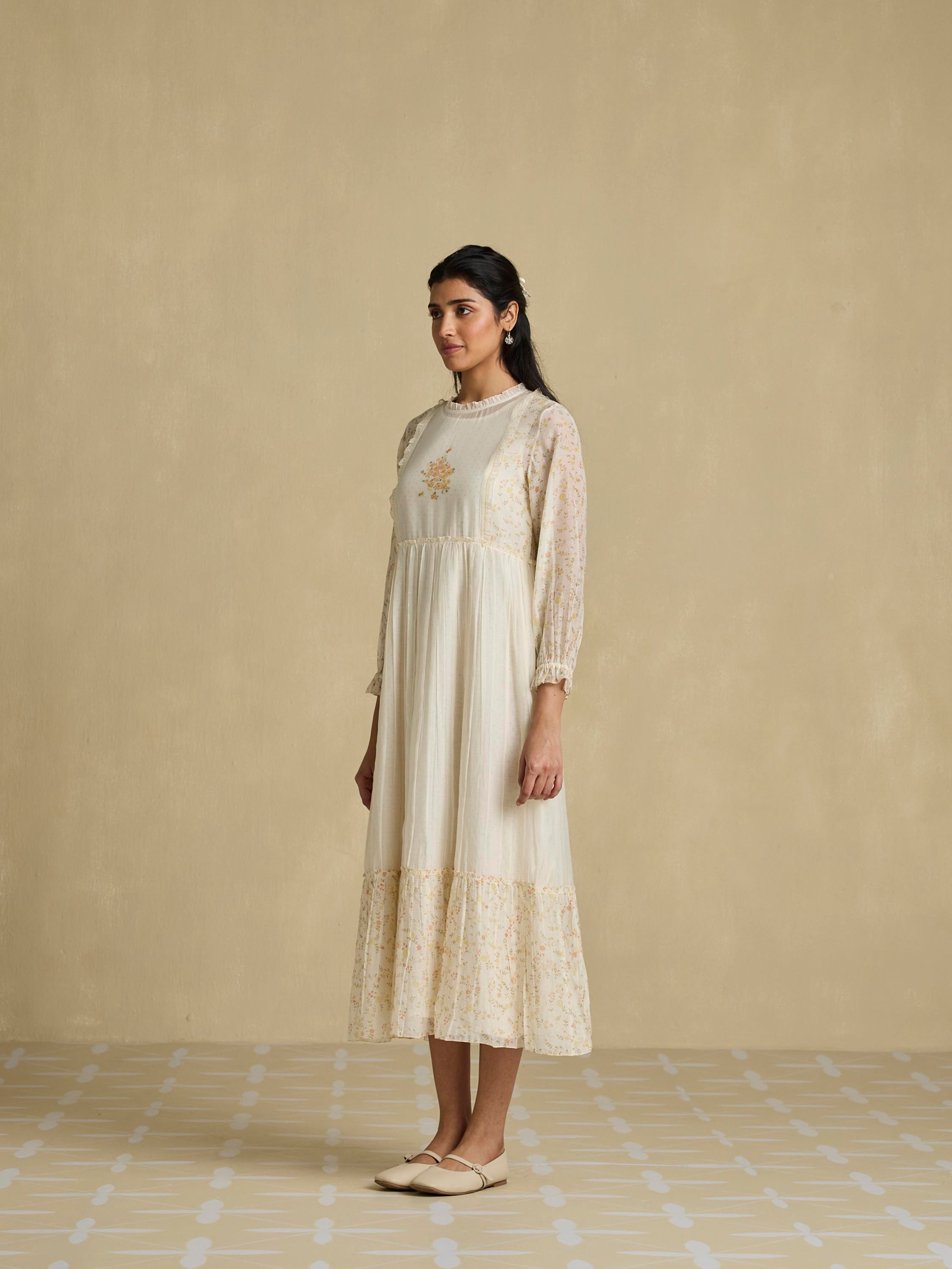 Honey Flowers Midi Dress