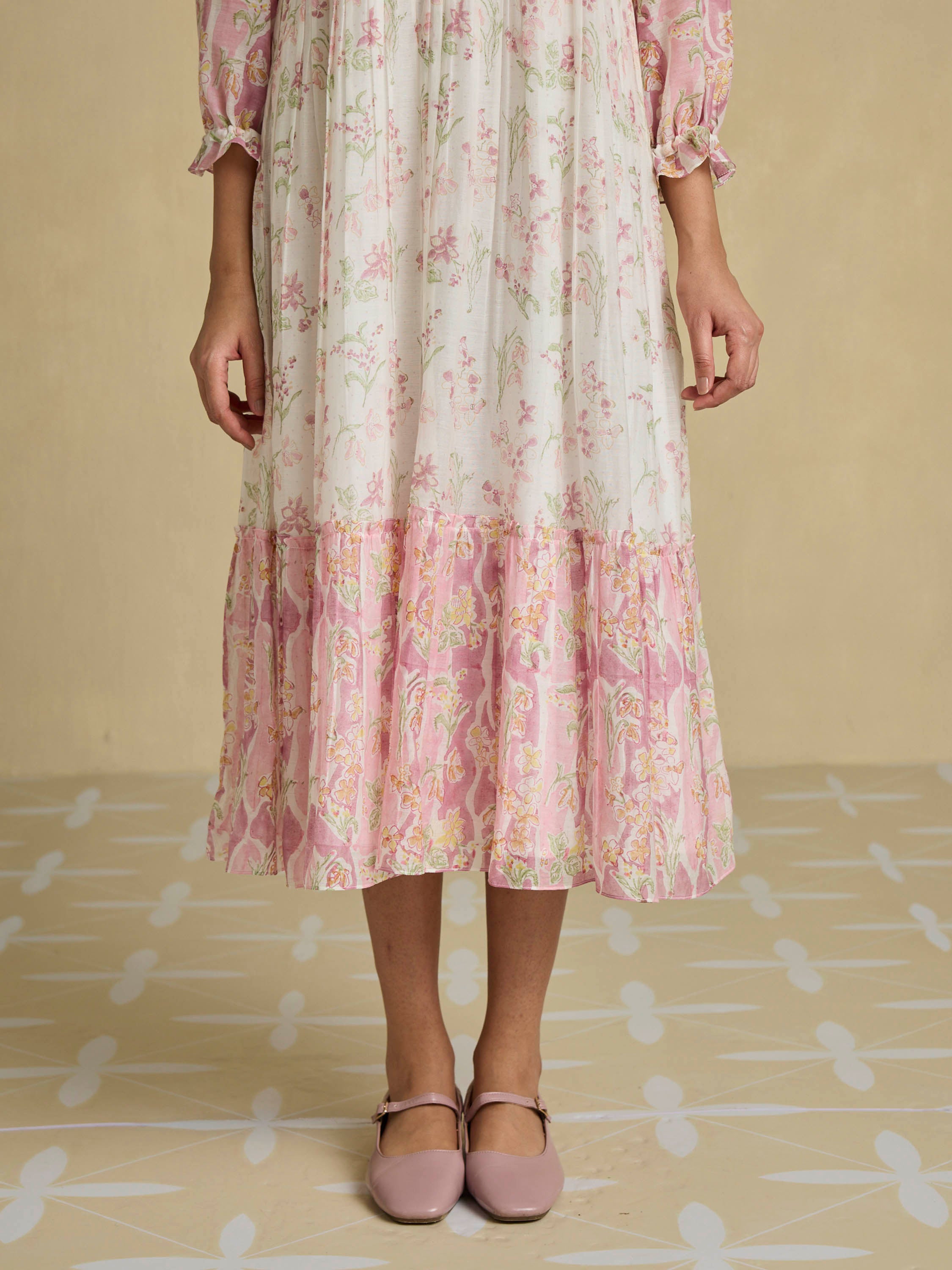 Sacred Patterns Midi Dress