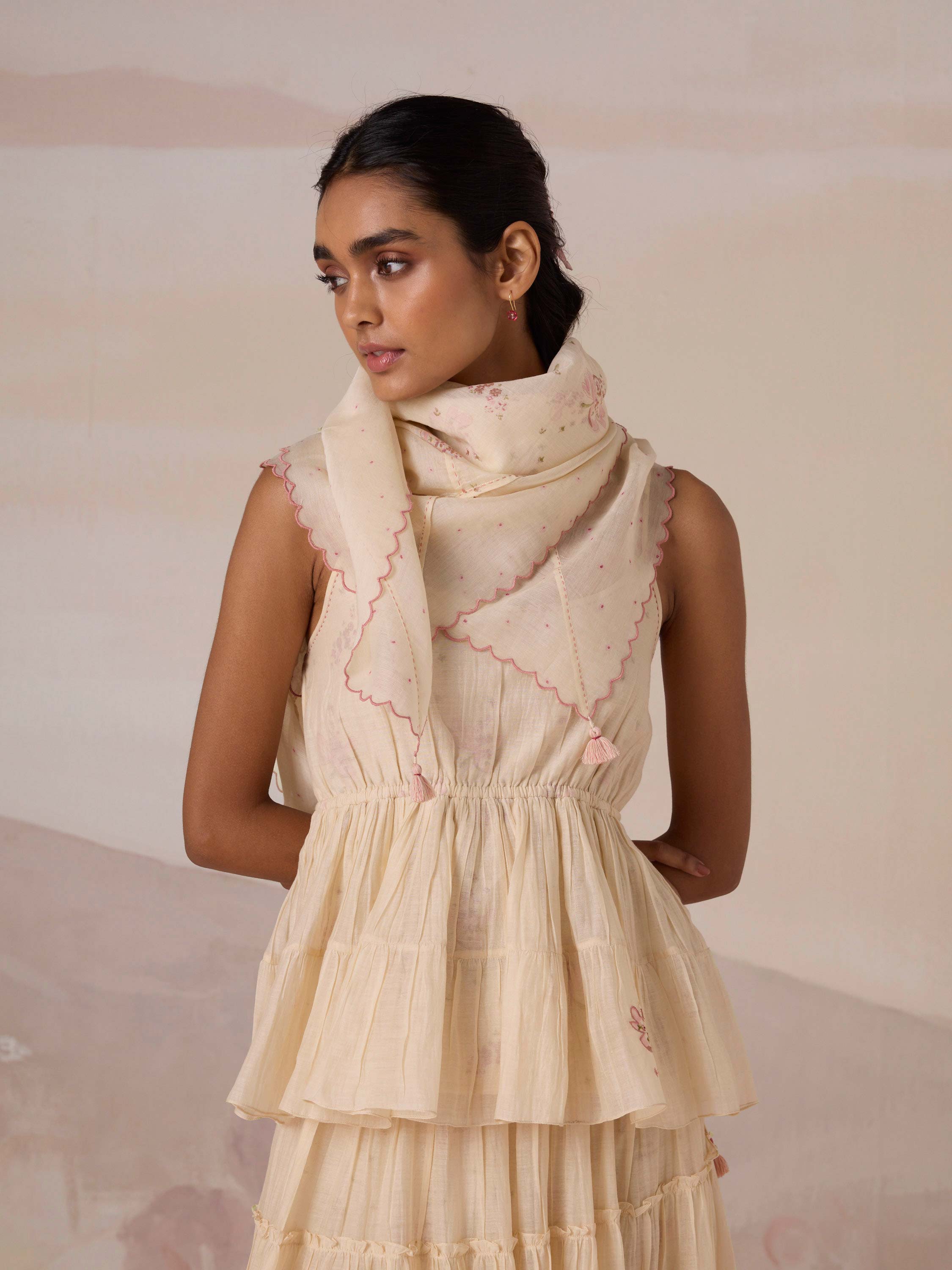 Peach Tree Scarf