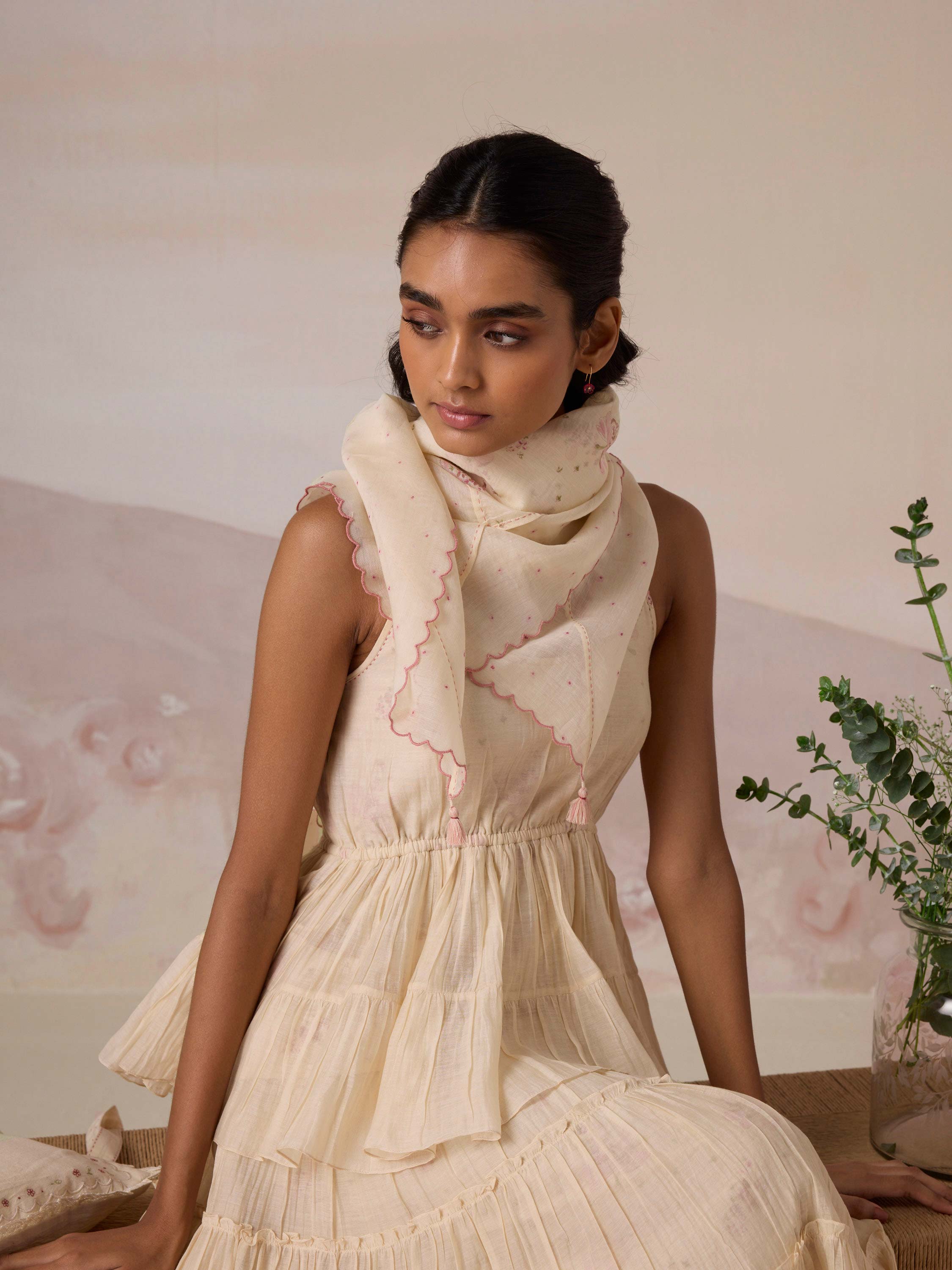 Peach Tree Scarf