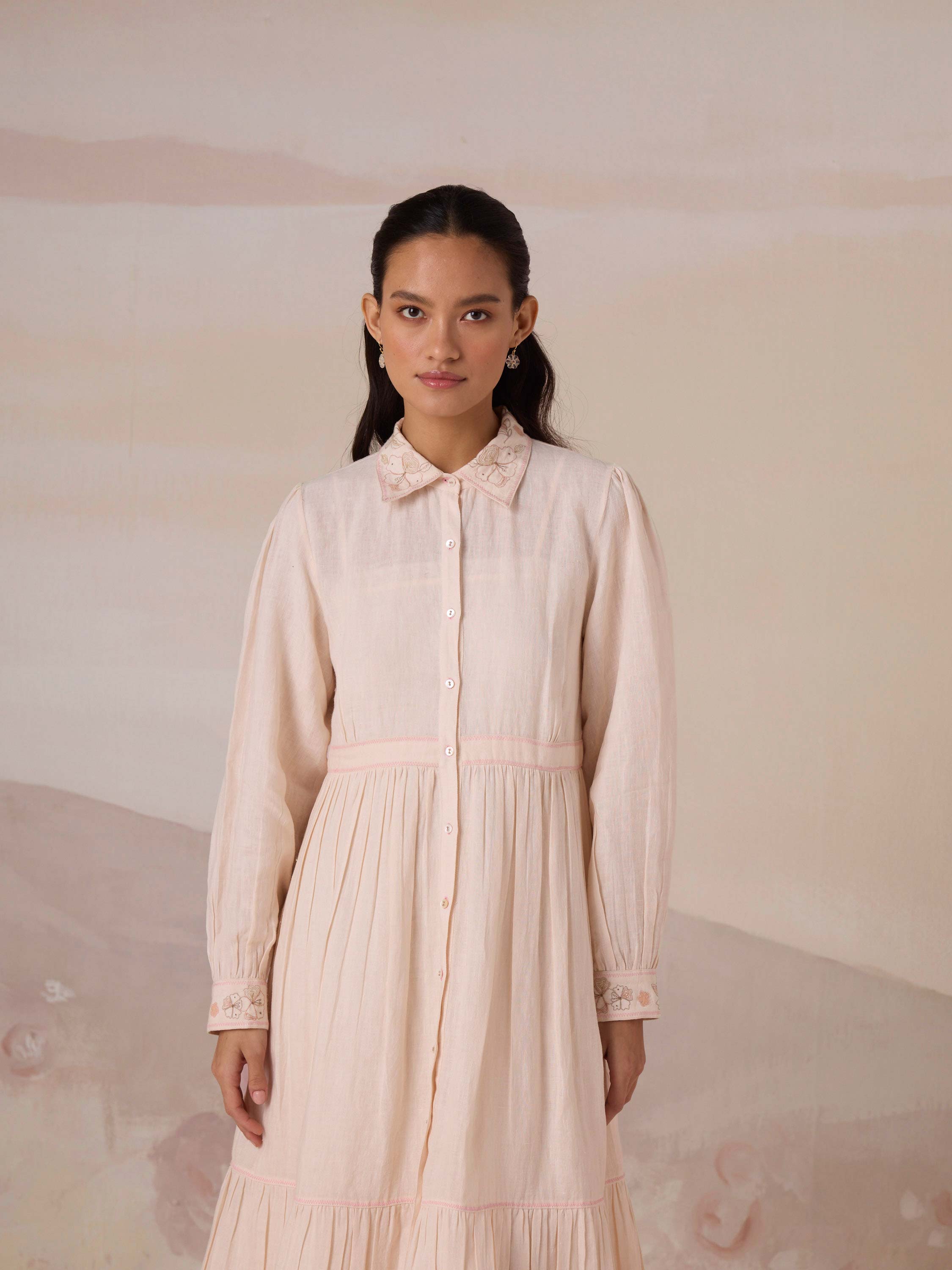 Flax Threads Shirt Dress
