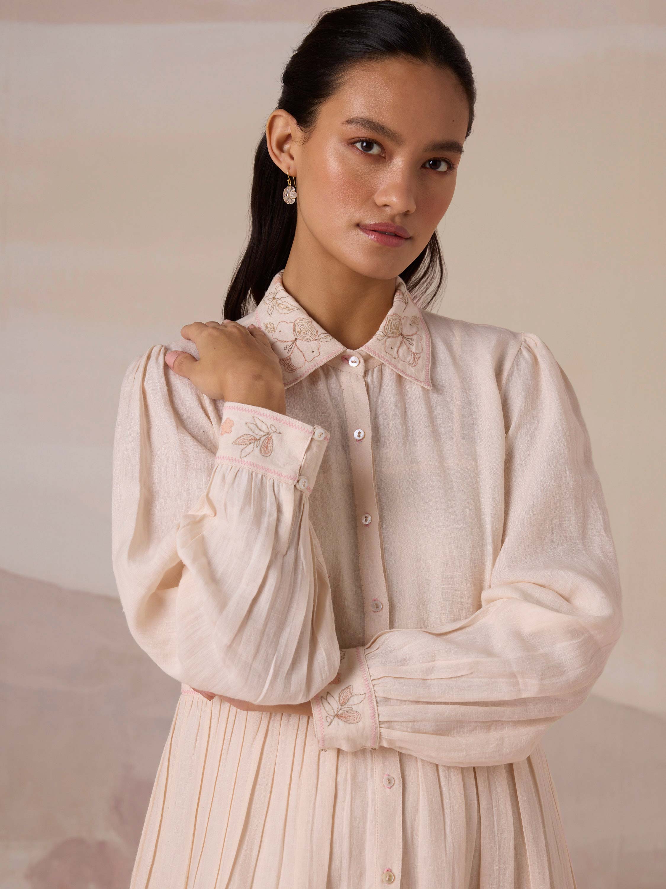 Flax Threads Shirt Dress