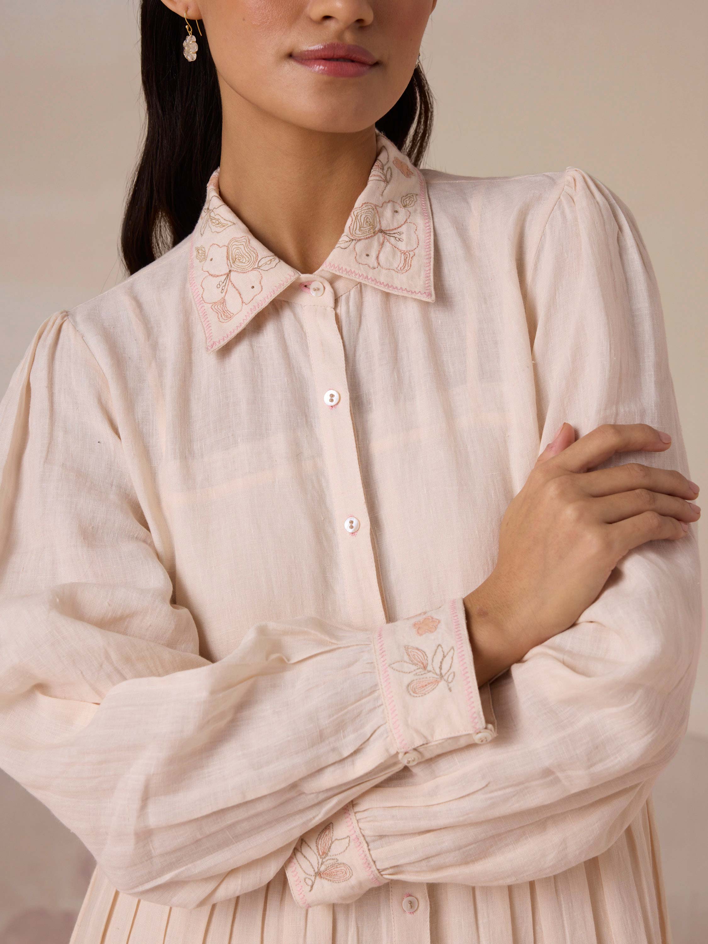 Flax Threads Shirt Dress