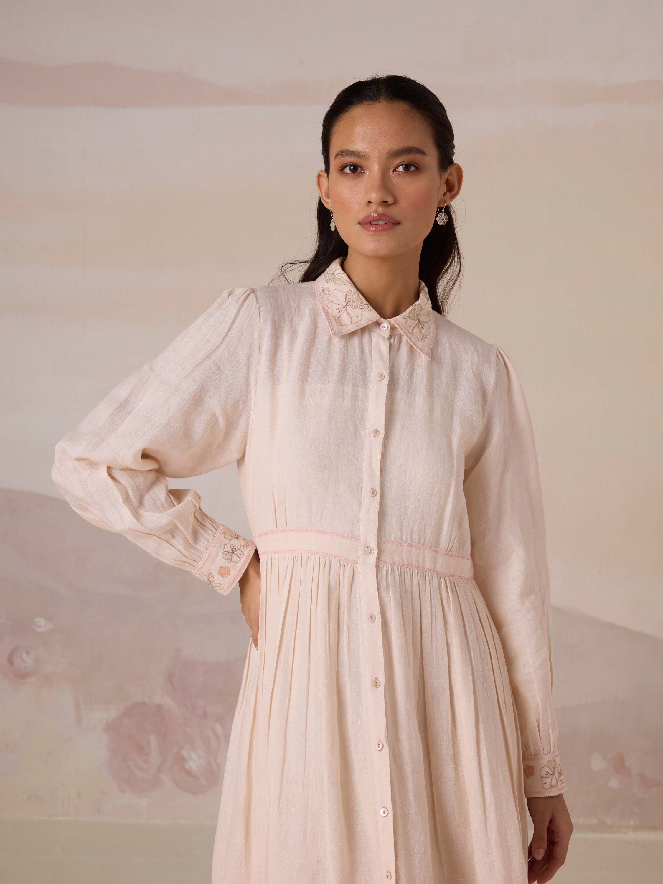Flax Threads Shirt Dress