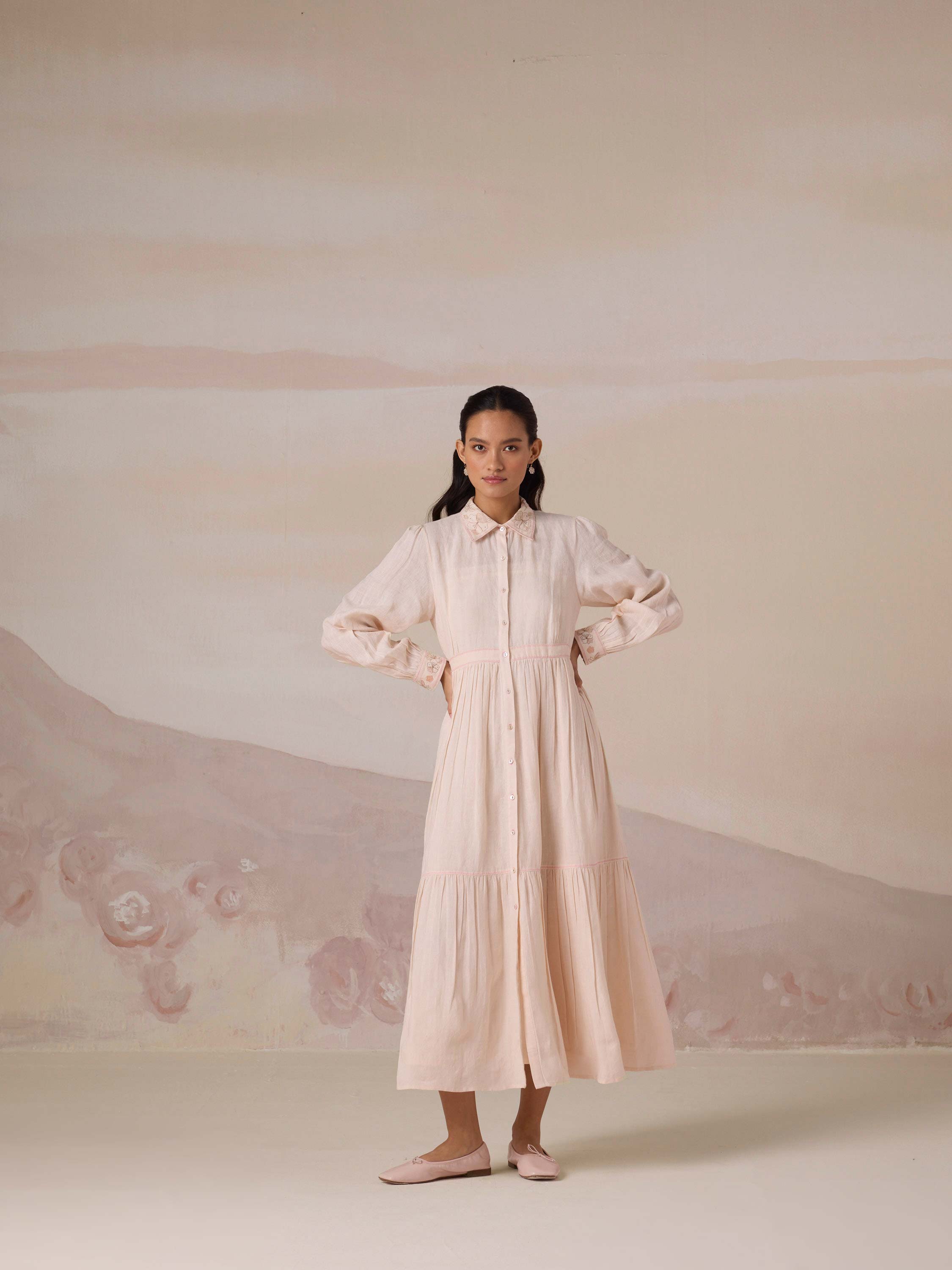 Flax Threads Shirt Dress