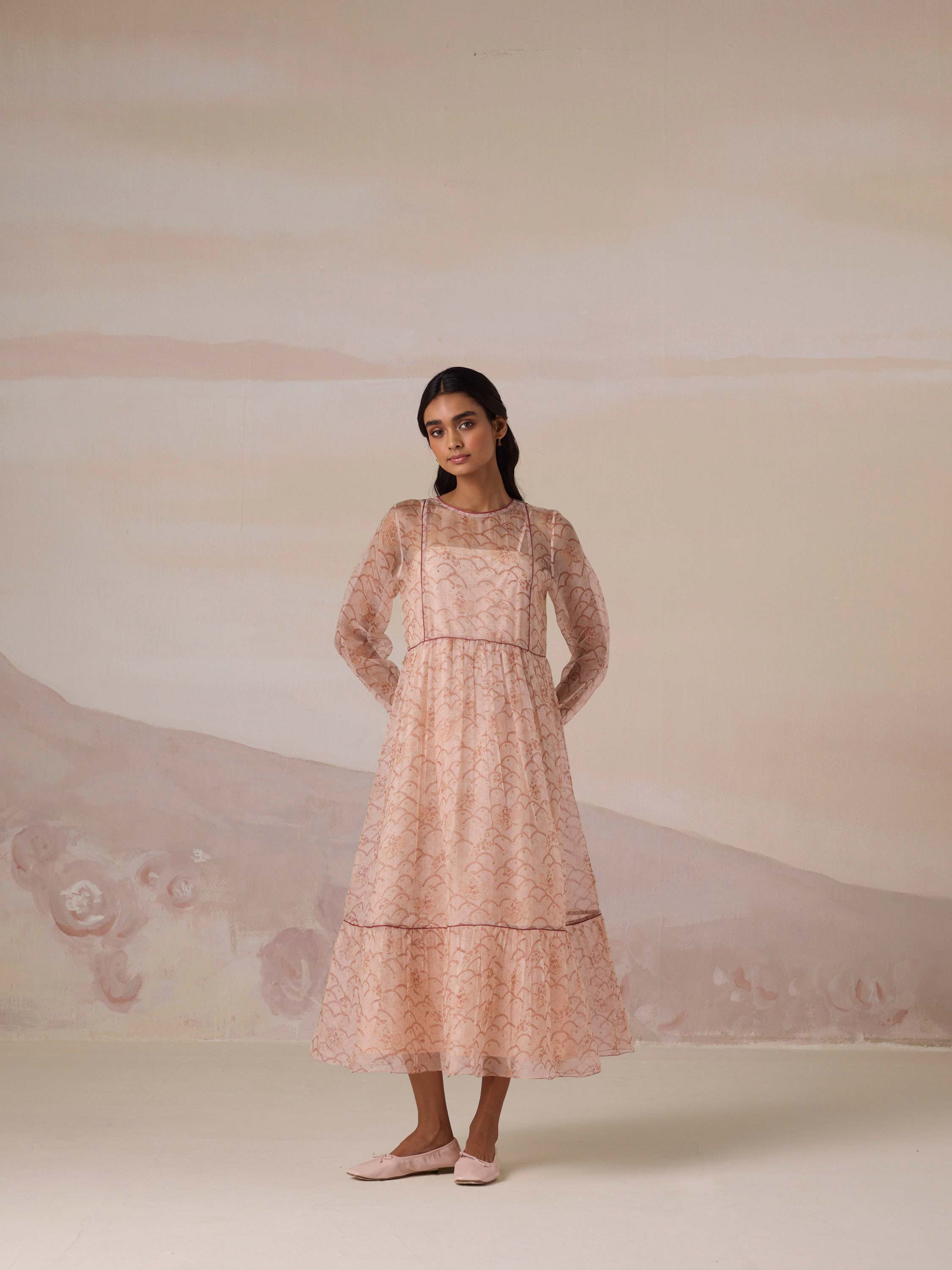 The Softest Spell Organza Dress | 100% Silk | Buna Studio