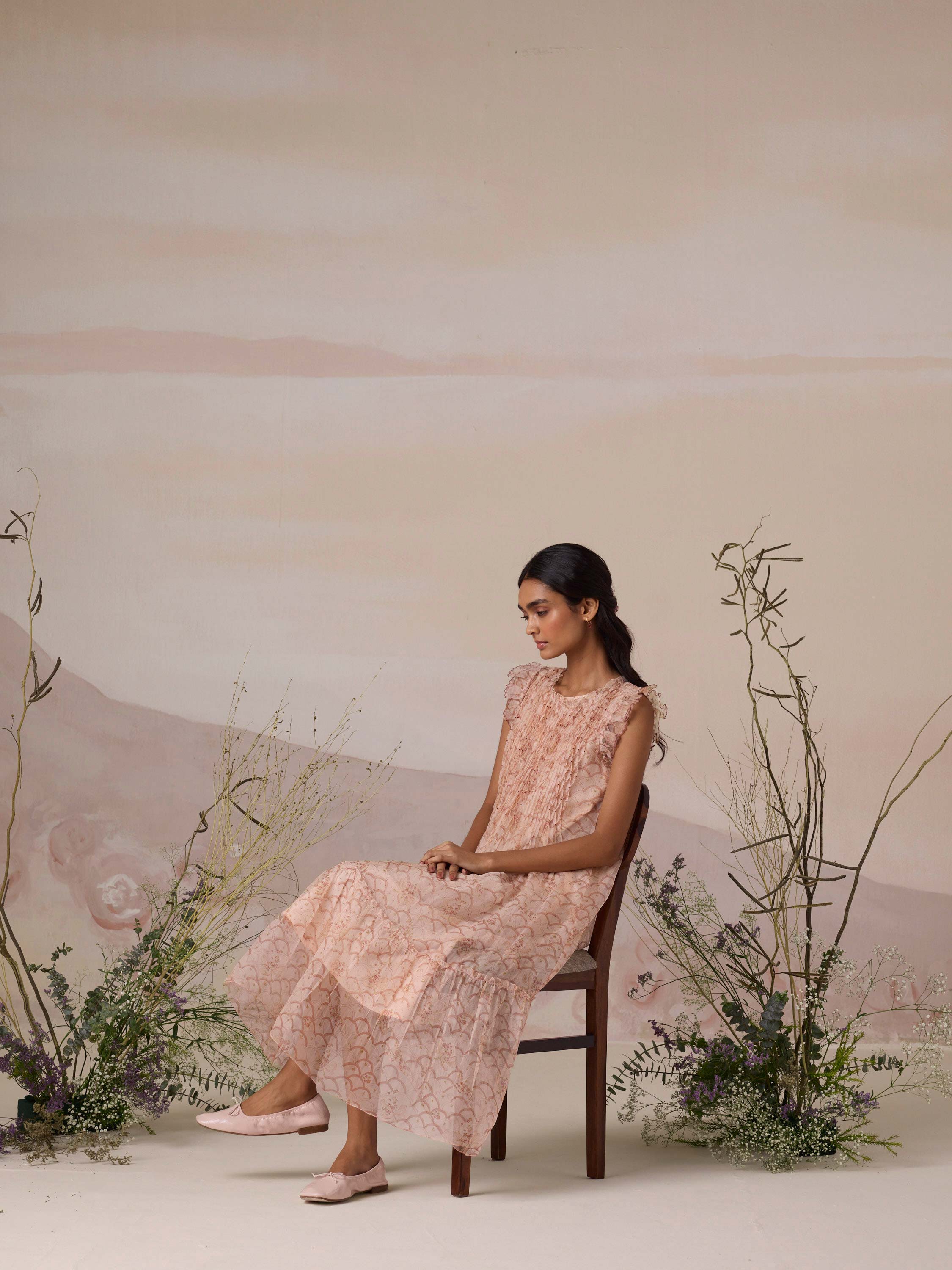 Nectar Bloom Organza Dress
