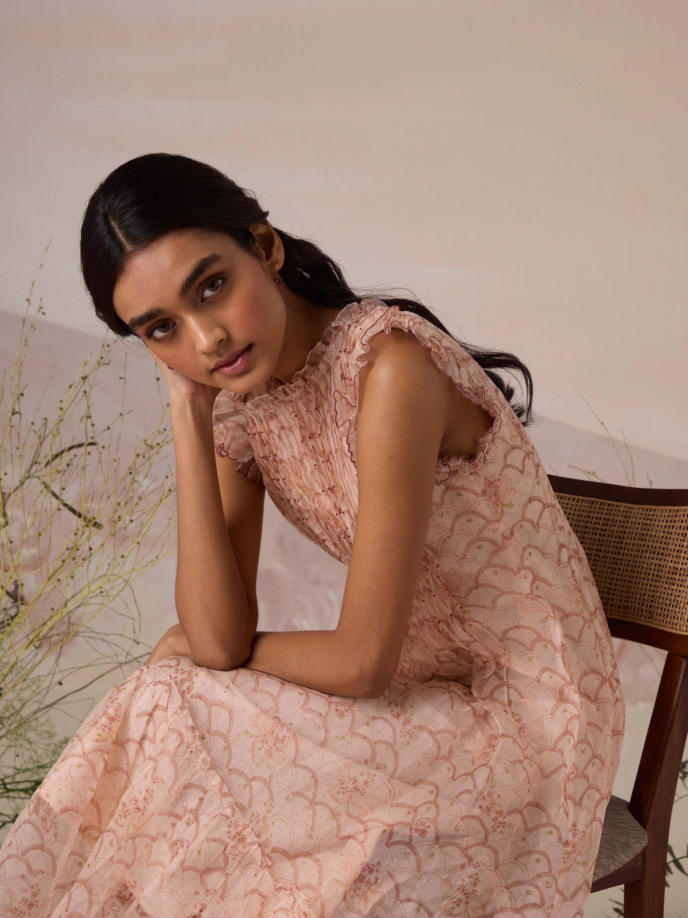 Nectar Bloom Organza Dress