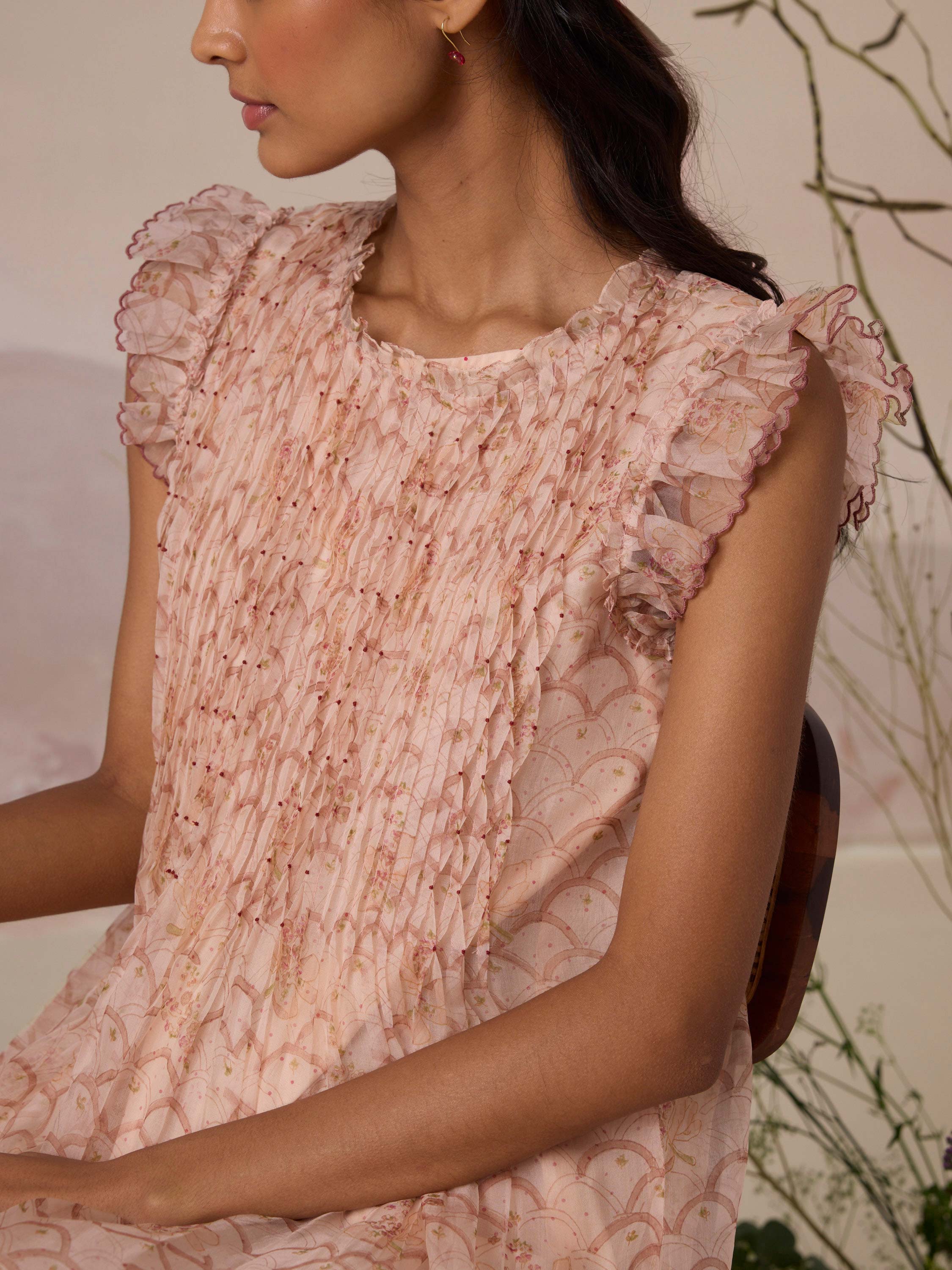 Nectar Bloom Organza Dress