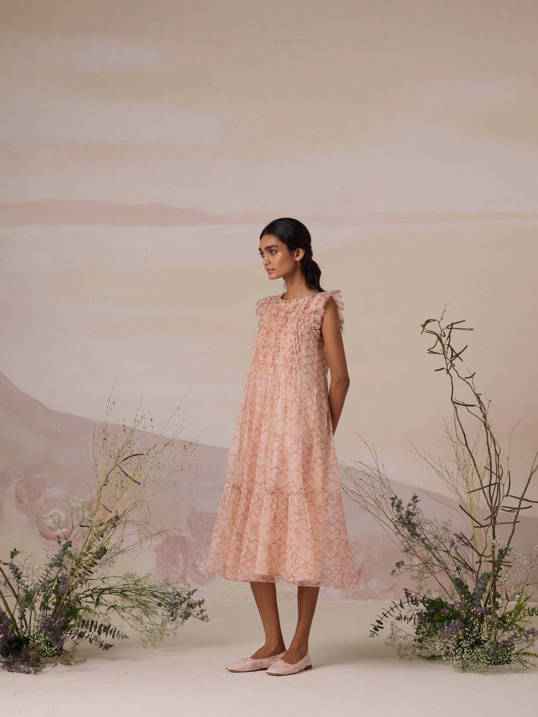 Nectar Bloom Organza Dress