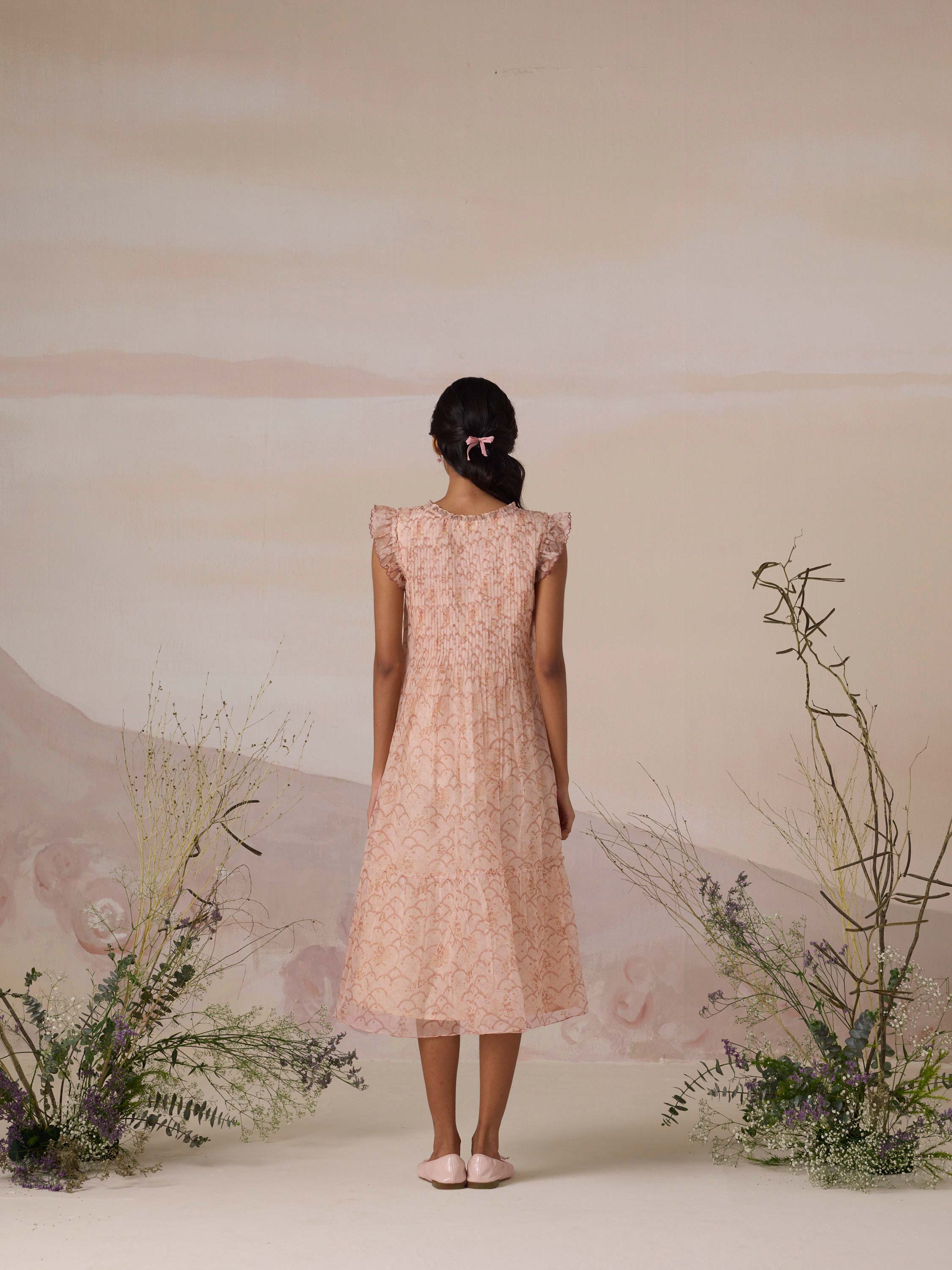 Nectar Bloom Organza Dress