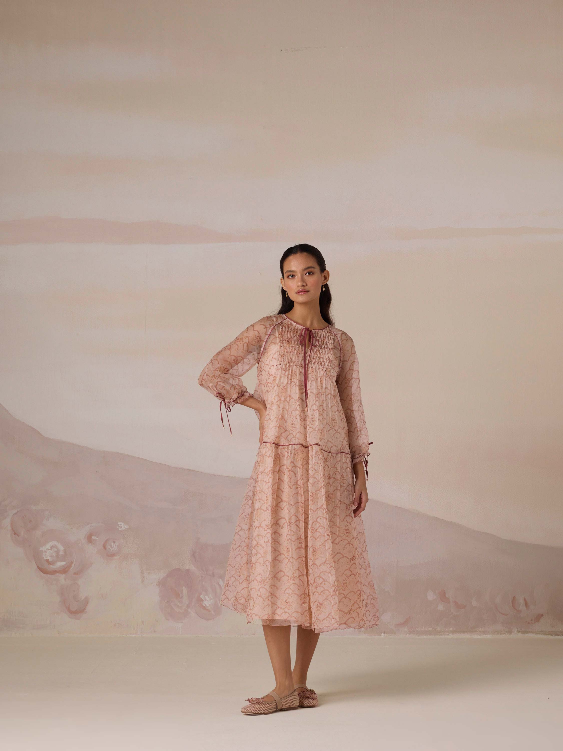 Quiet Veil Organza Dress