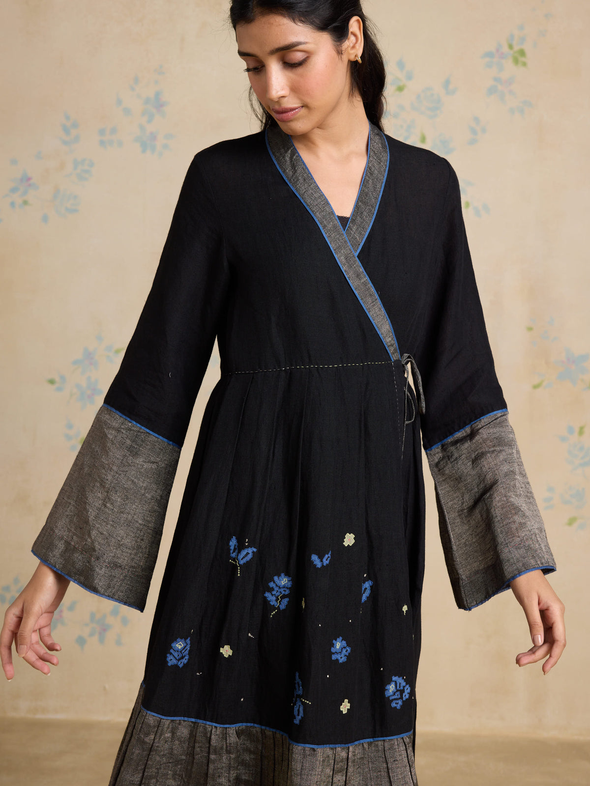 Tara Panelled Wrap Dress