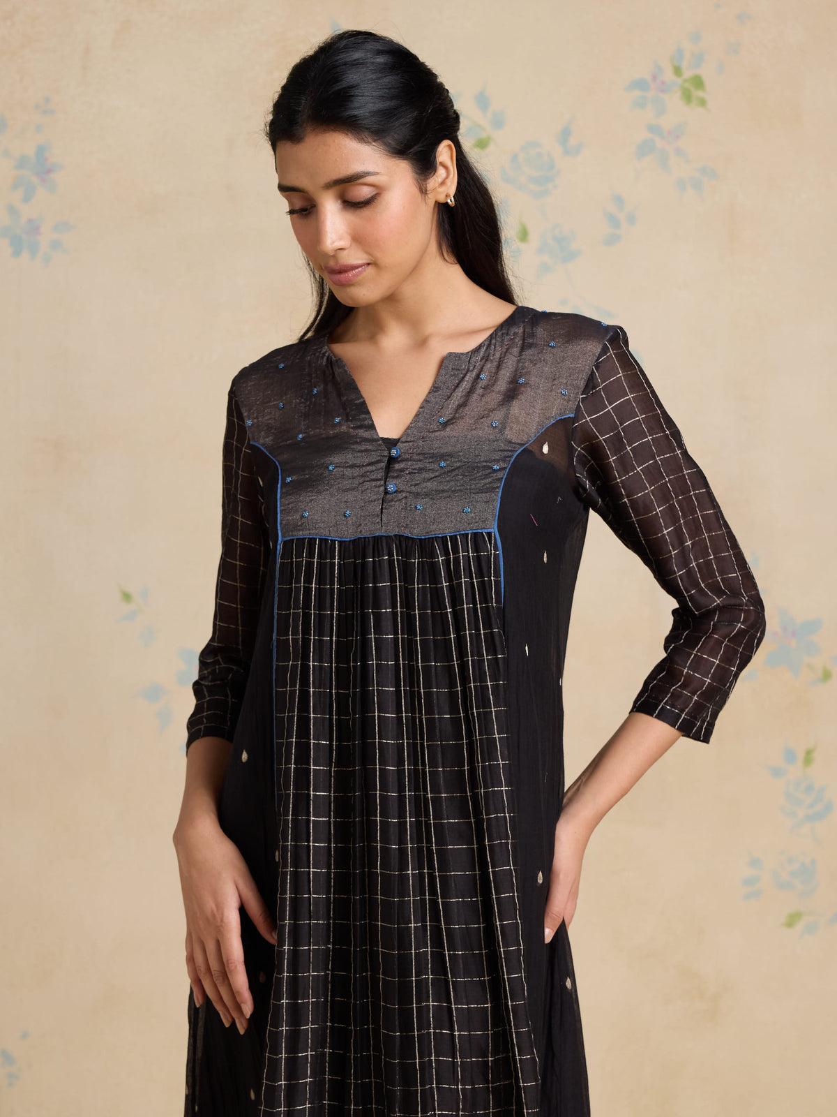 Duskwoven Midi Dress
