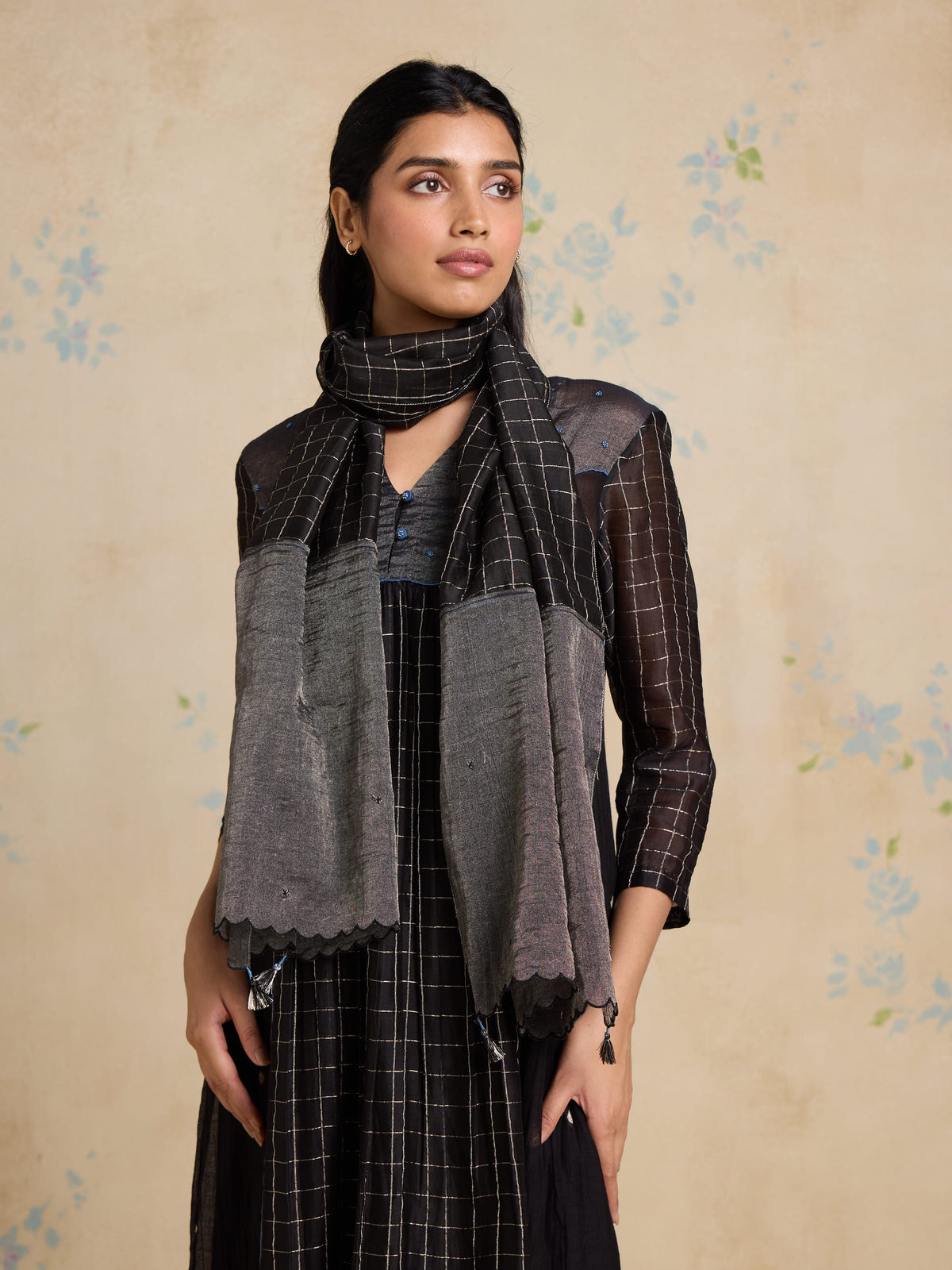 Duskwoven Zari Scarf
