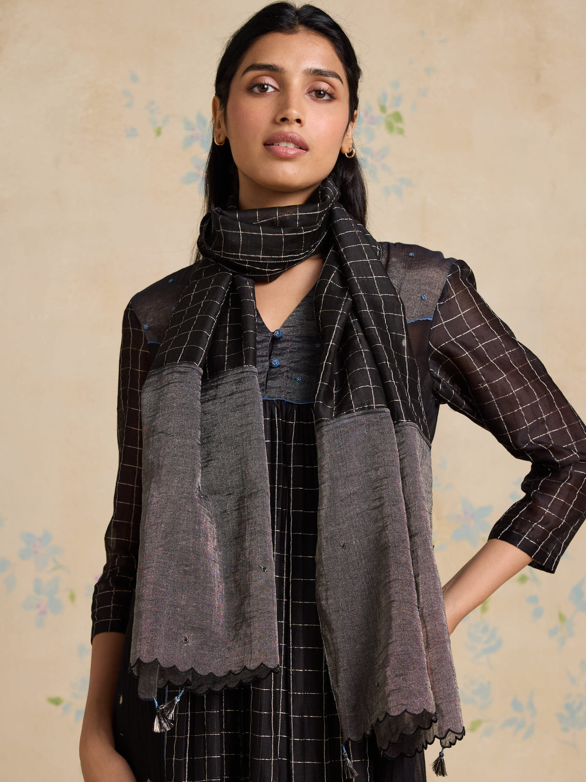 Duskwoven Zari Scarf