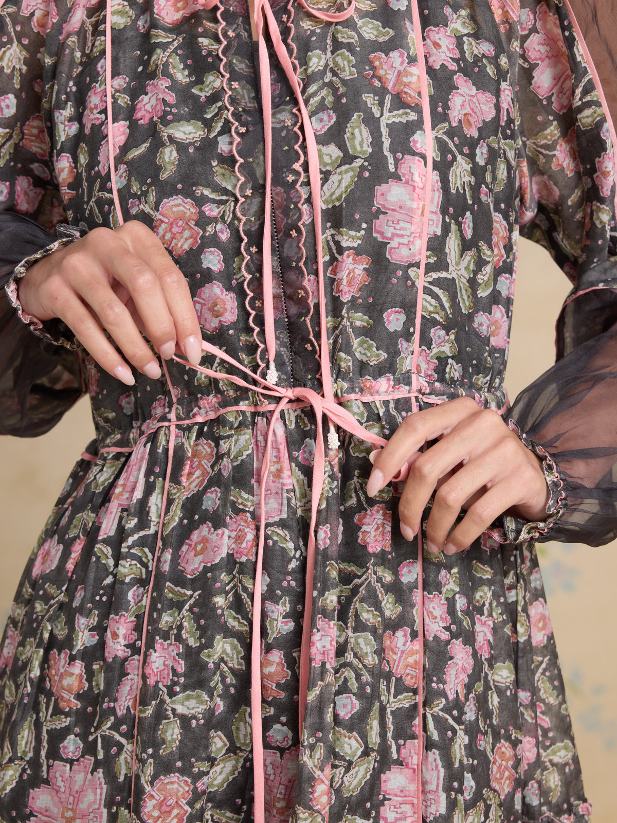 Rose Noir Maxi Dress