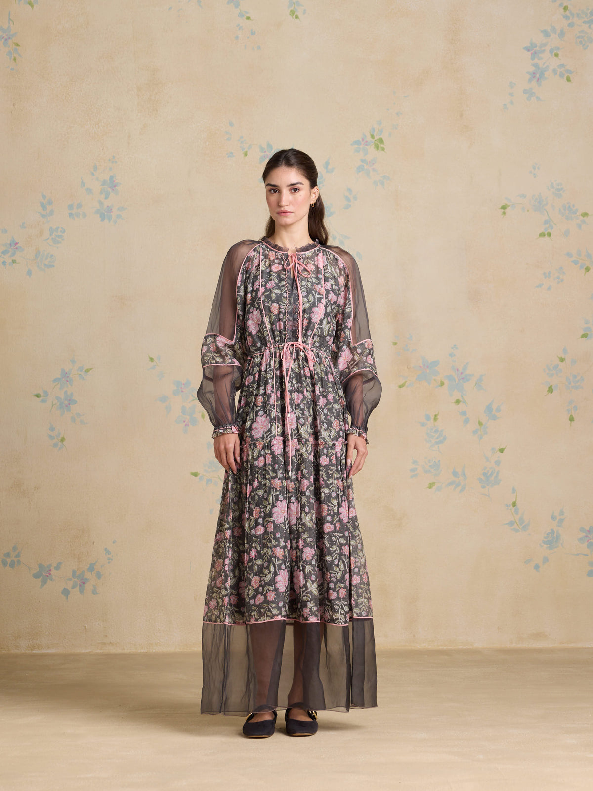Rose Noir Maxi Dress