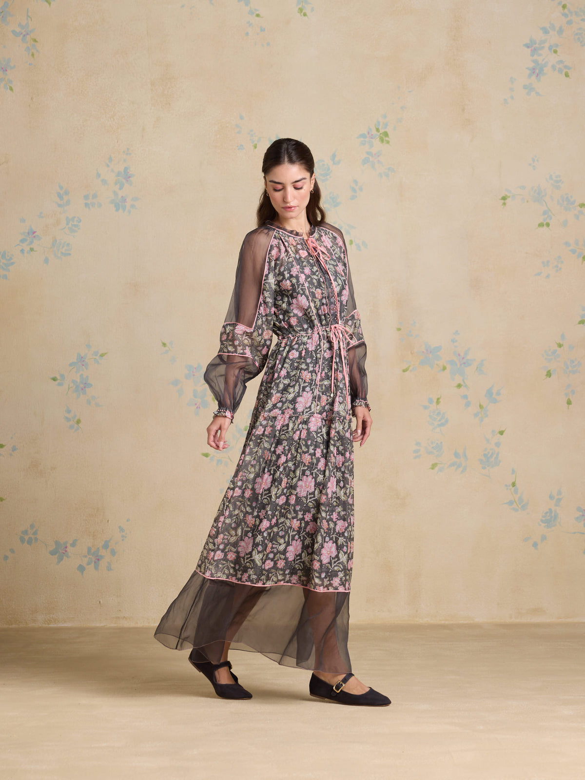 Rose Noir Maxi Dress