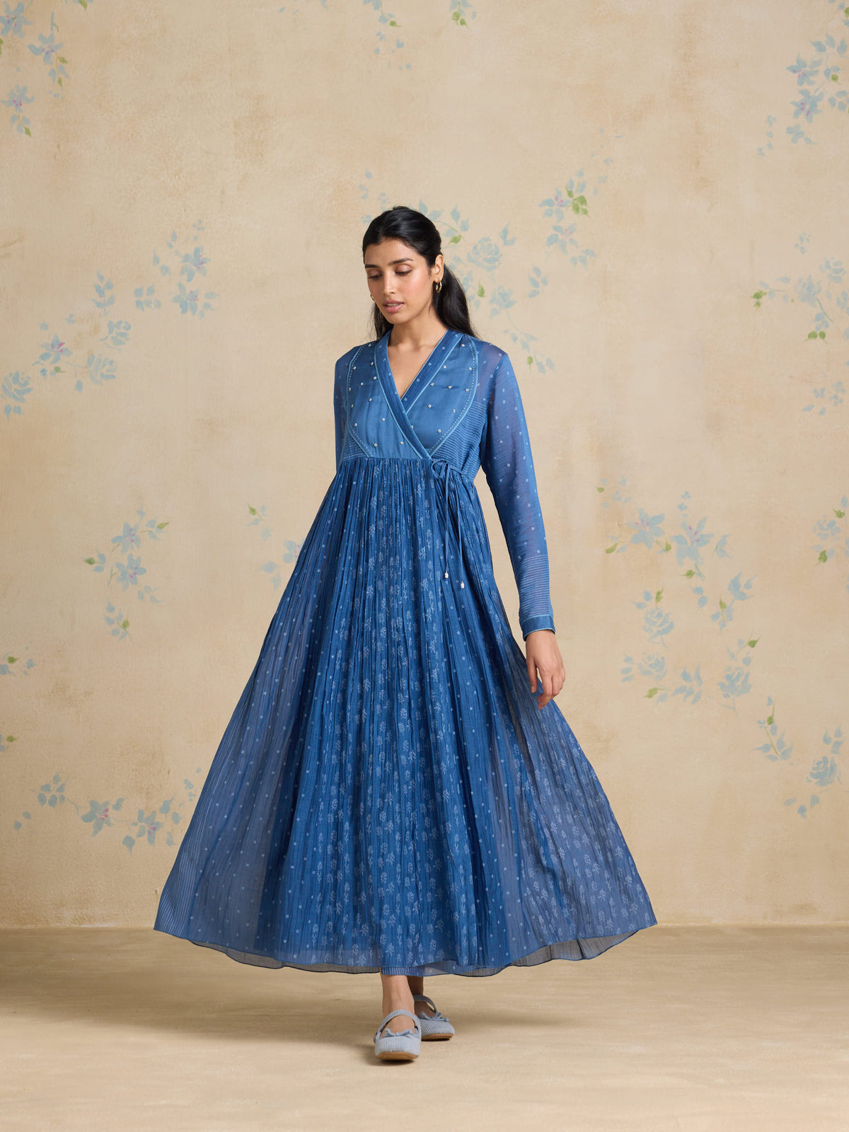 Blue Hour Wrap Dress