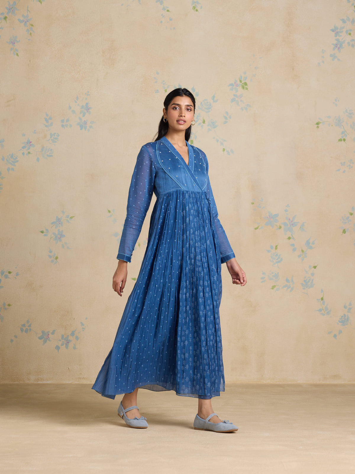 Blue Hour Wrap Dress