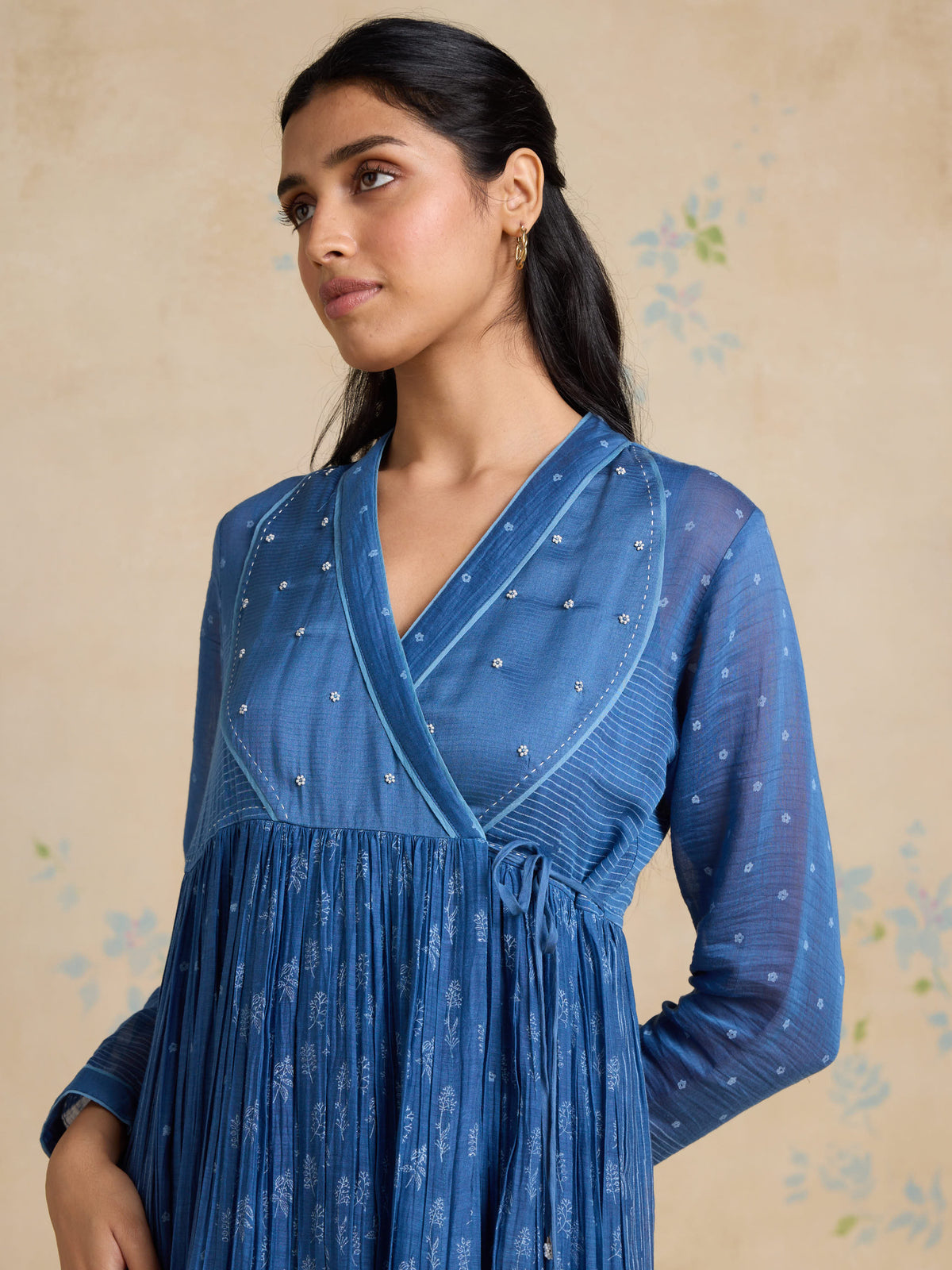 Blue Hour Wrap Dress