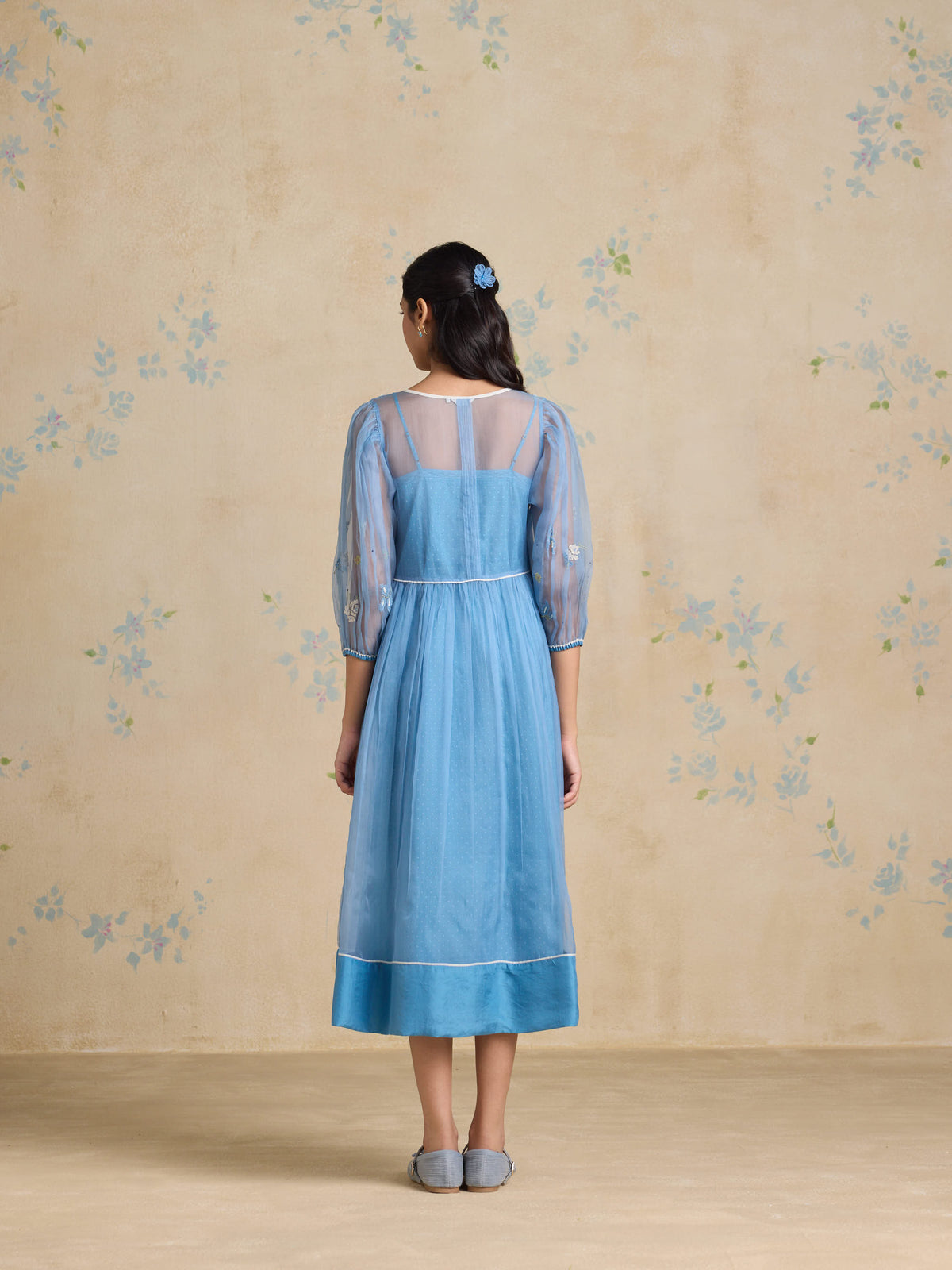 Sora Tie-Front Midi Dress
