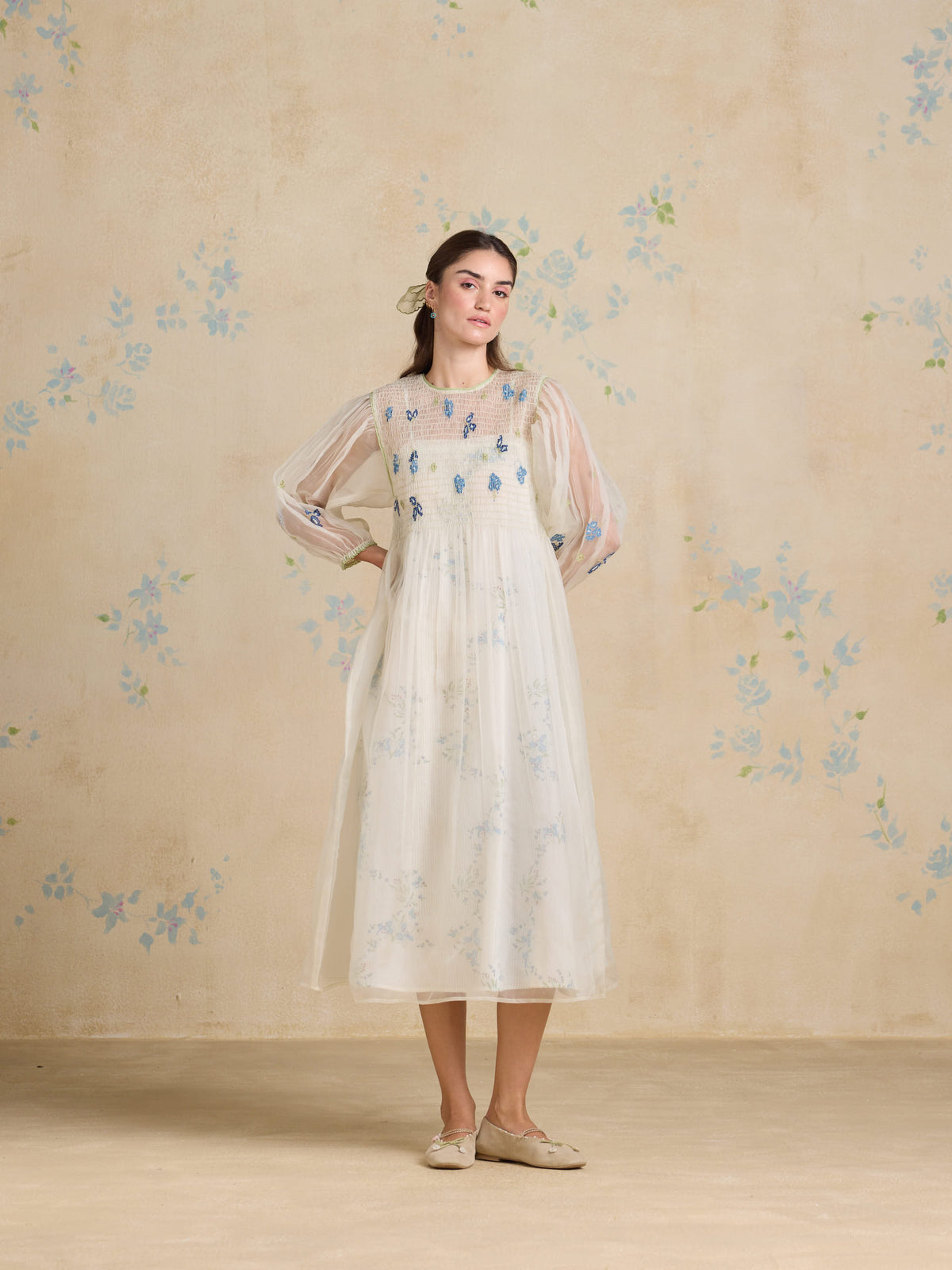 Drifting Light Smock Dress