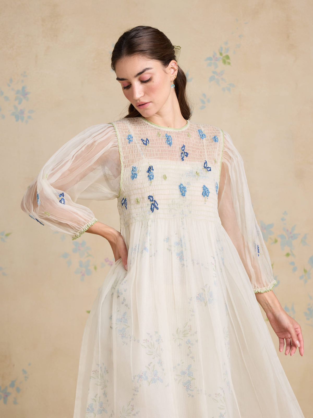 Drifting Light Smock Dress