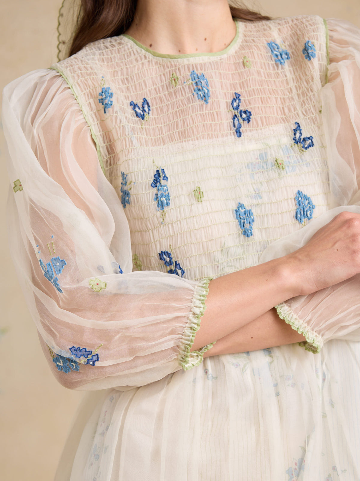 Drifting Light Smock Dress