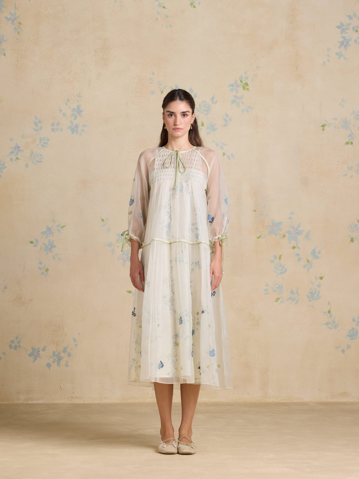White Poem Organza Dress