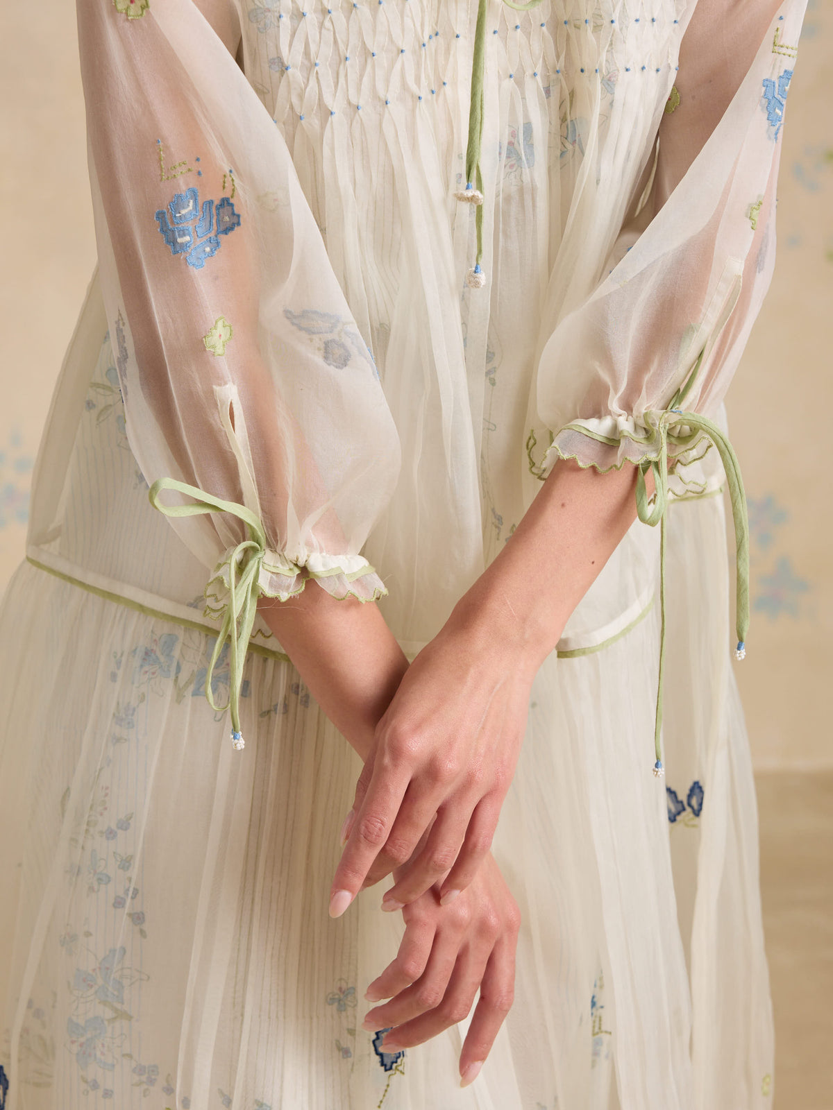 White Poem Organza Dress