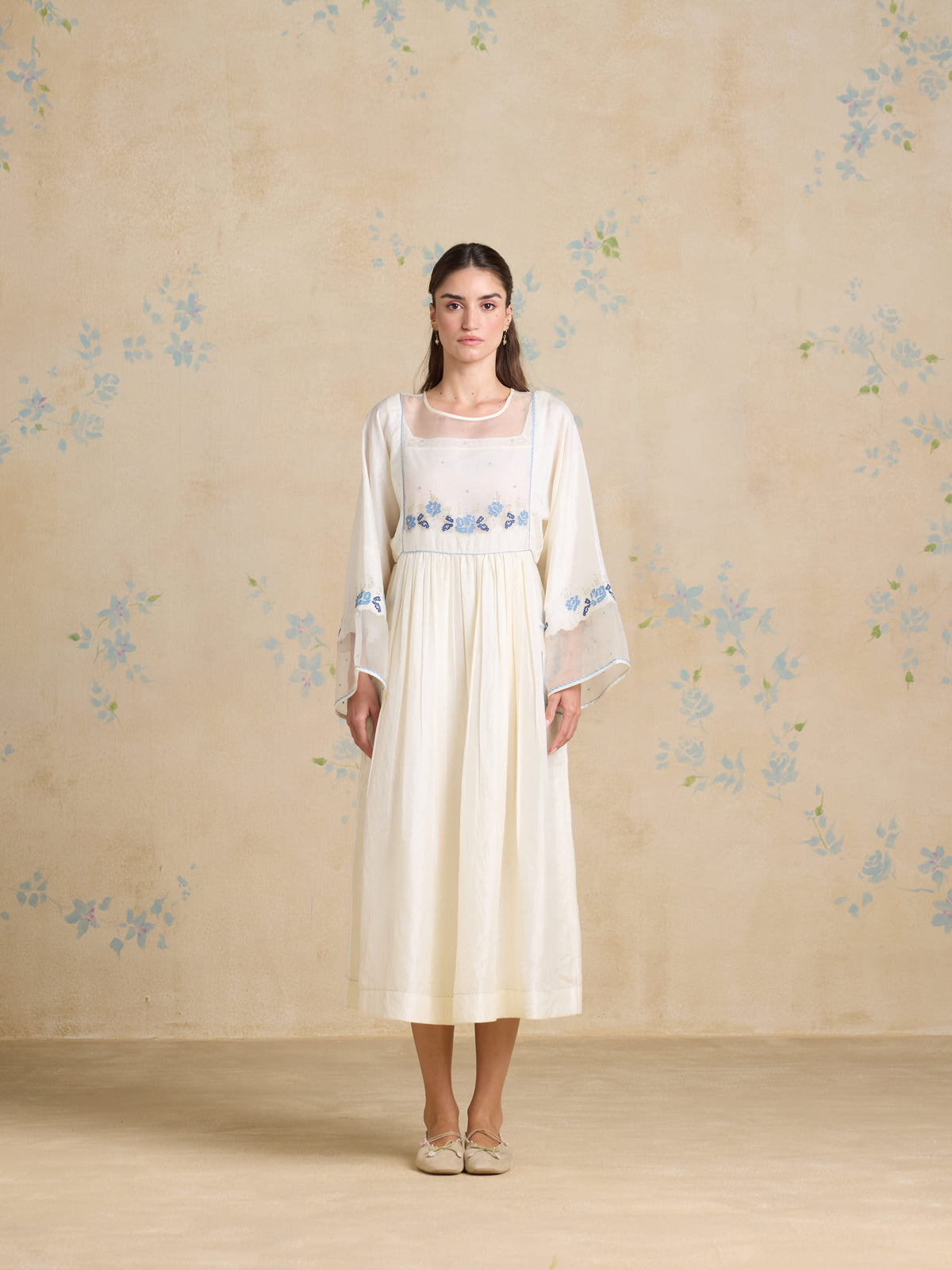Soft Whispers Silk Kaftan