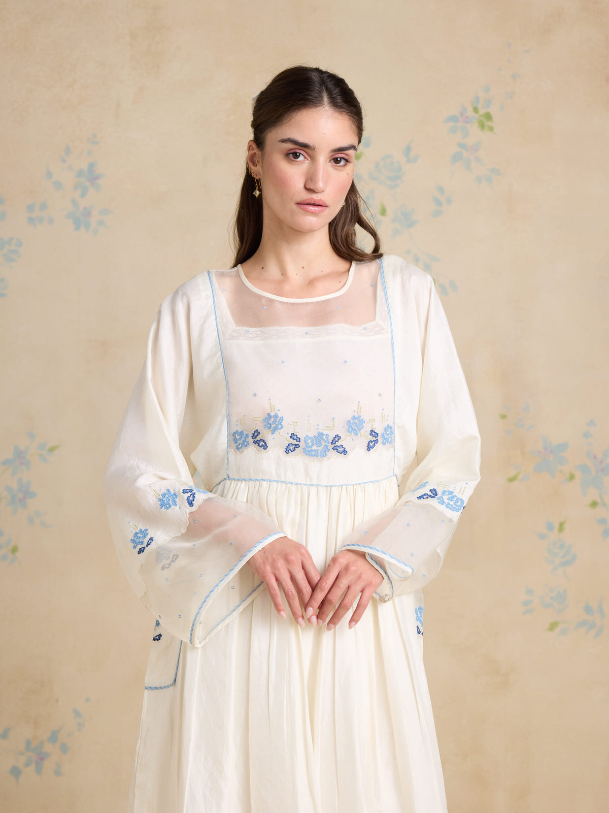 Soft Whispers Silk Kaftan