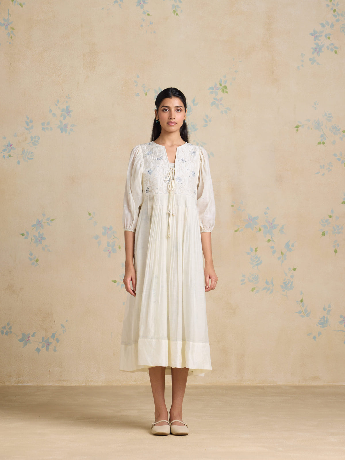 Floating Silence Midi Dress