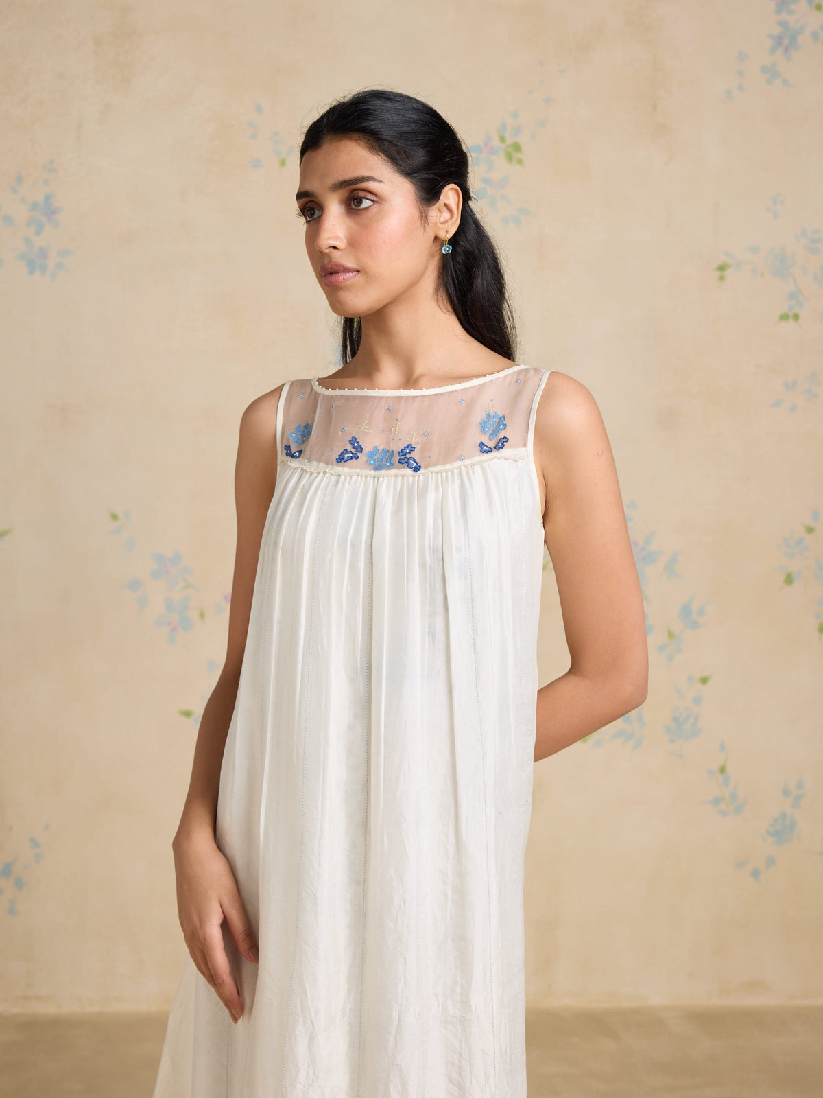 Eira Silk Midi Dress