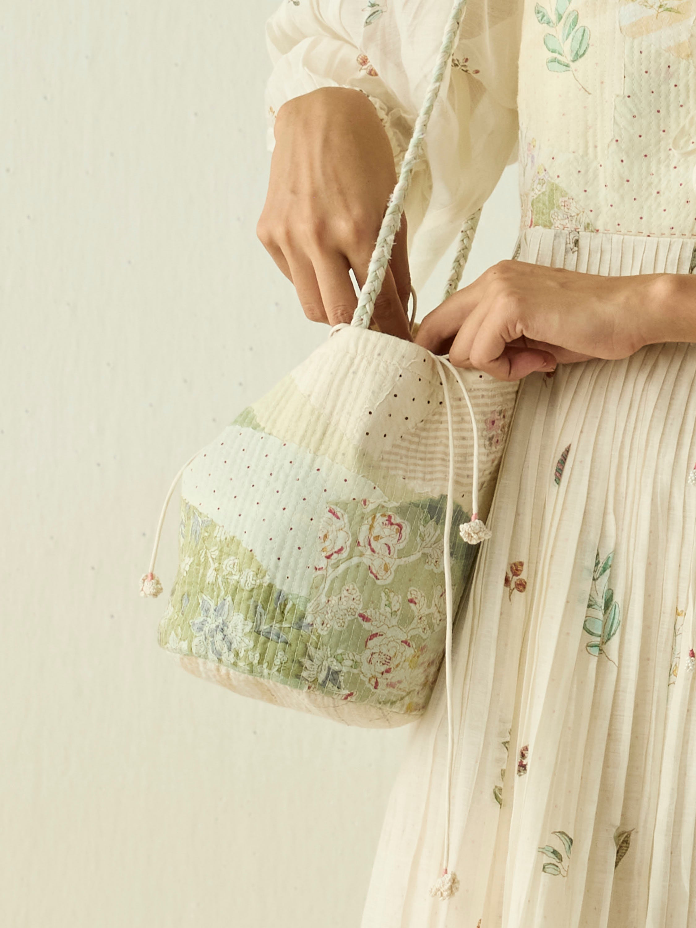 Patch Bloom Bucket Bag