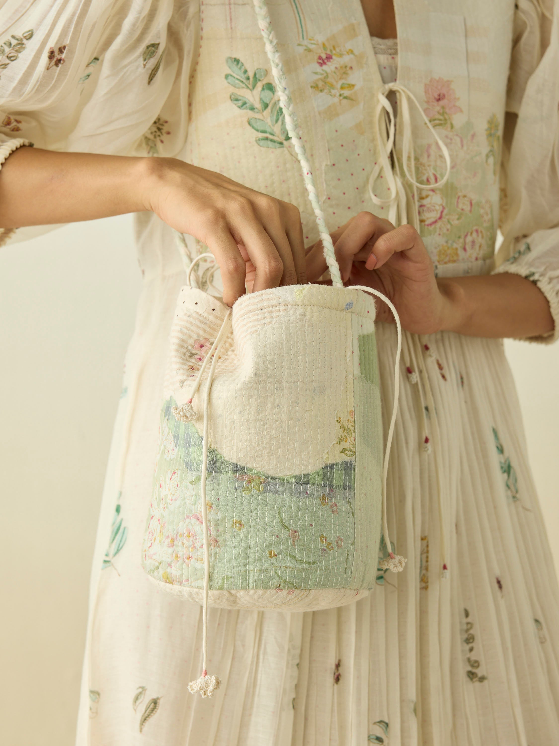 Patch Bloom Bucket Bag