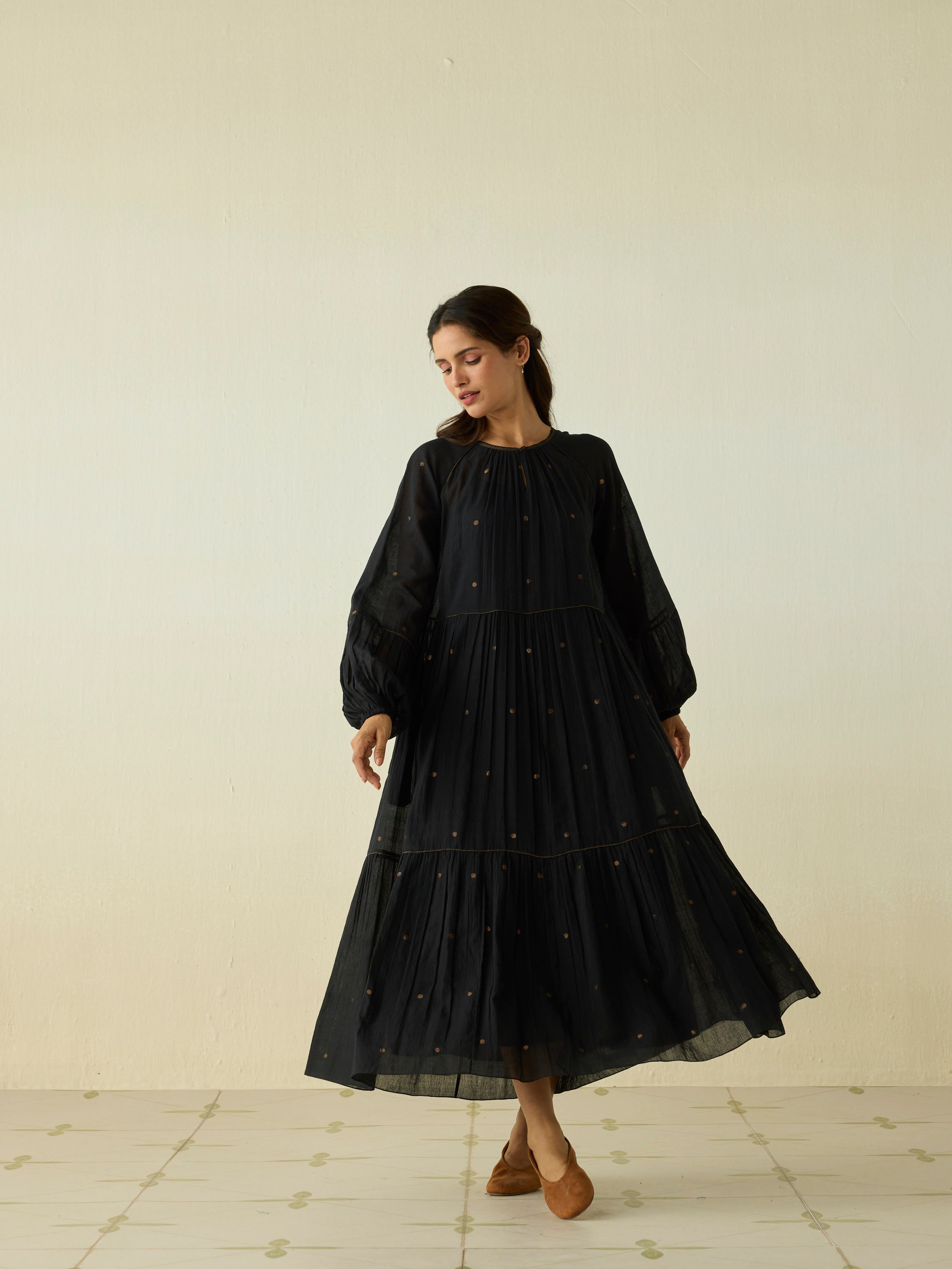Midnight Echo Maxi Dress