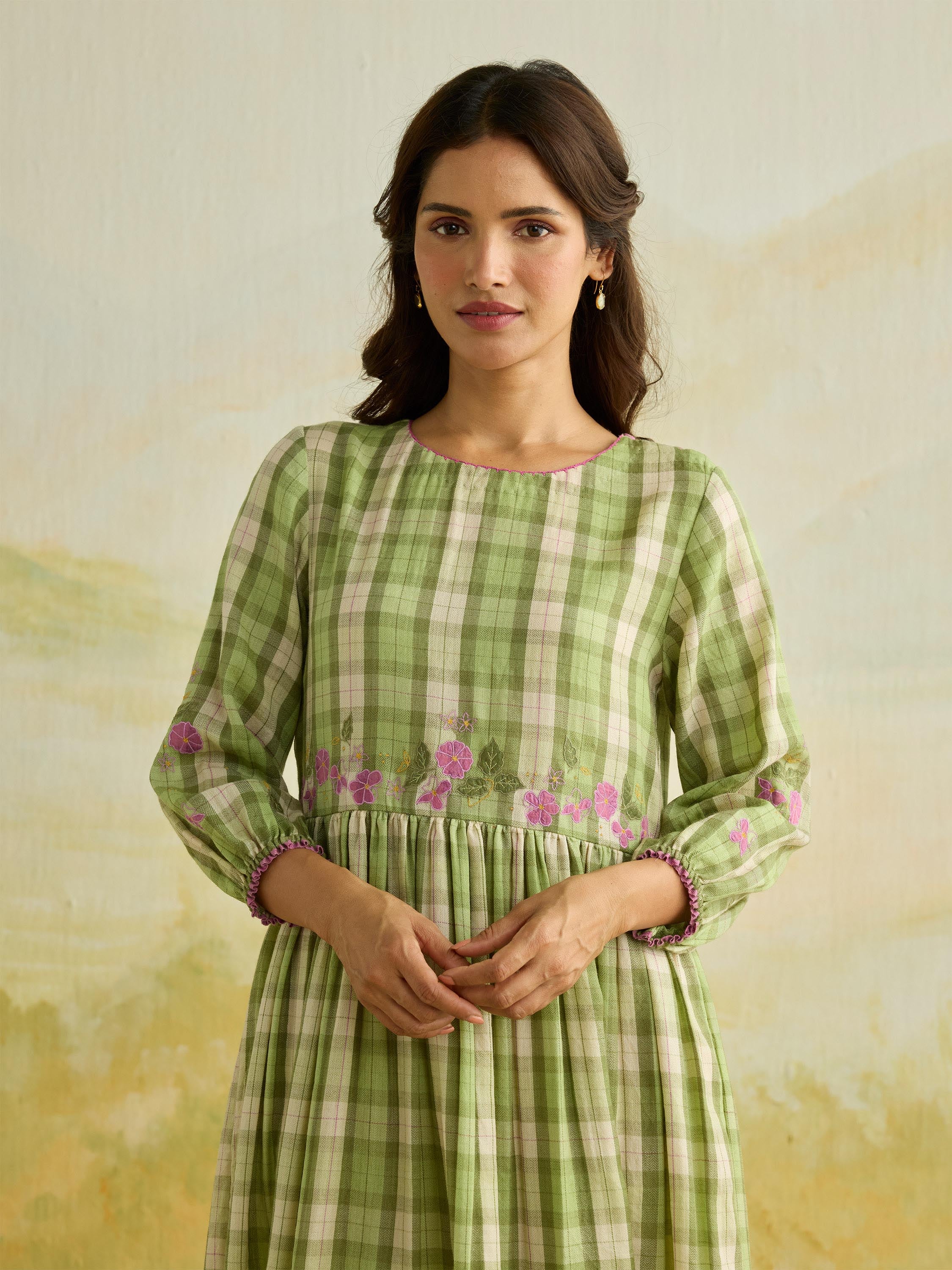 Moss Reverie Merino Dress