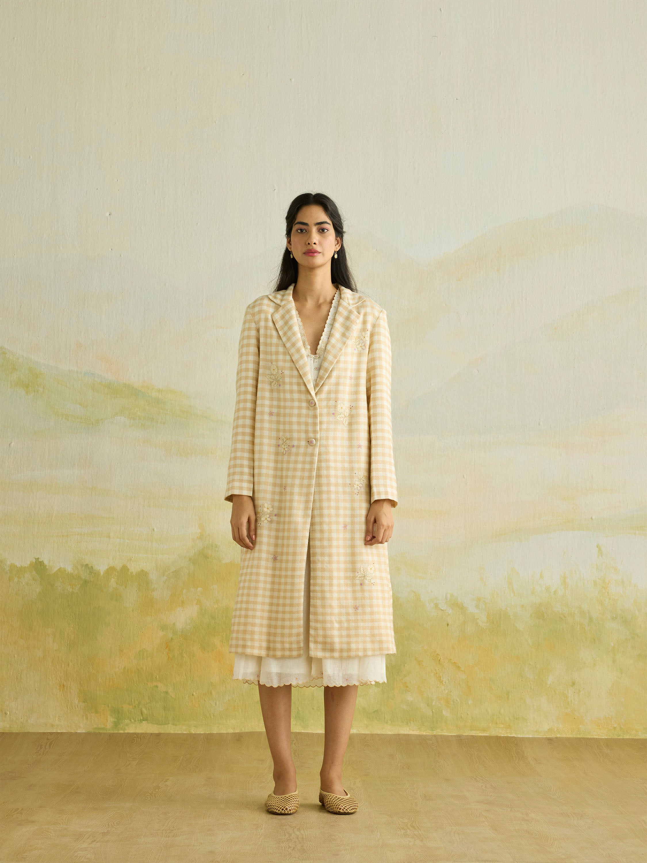 Ivory Still Wool Coat