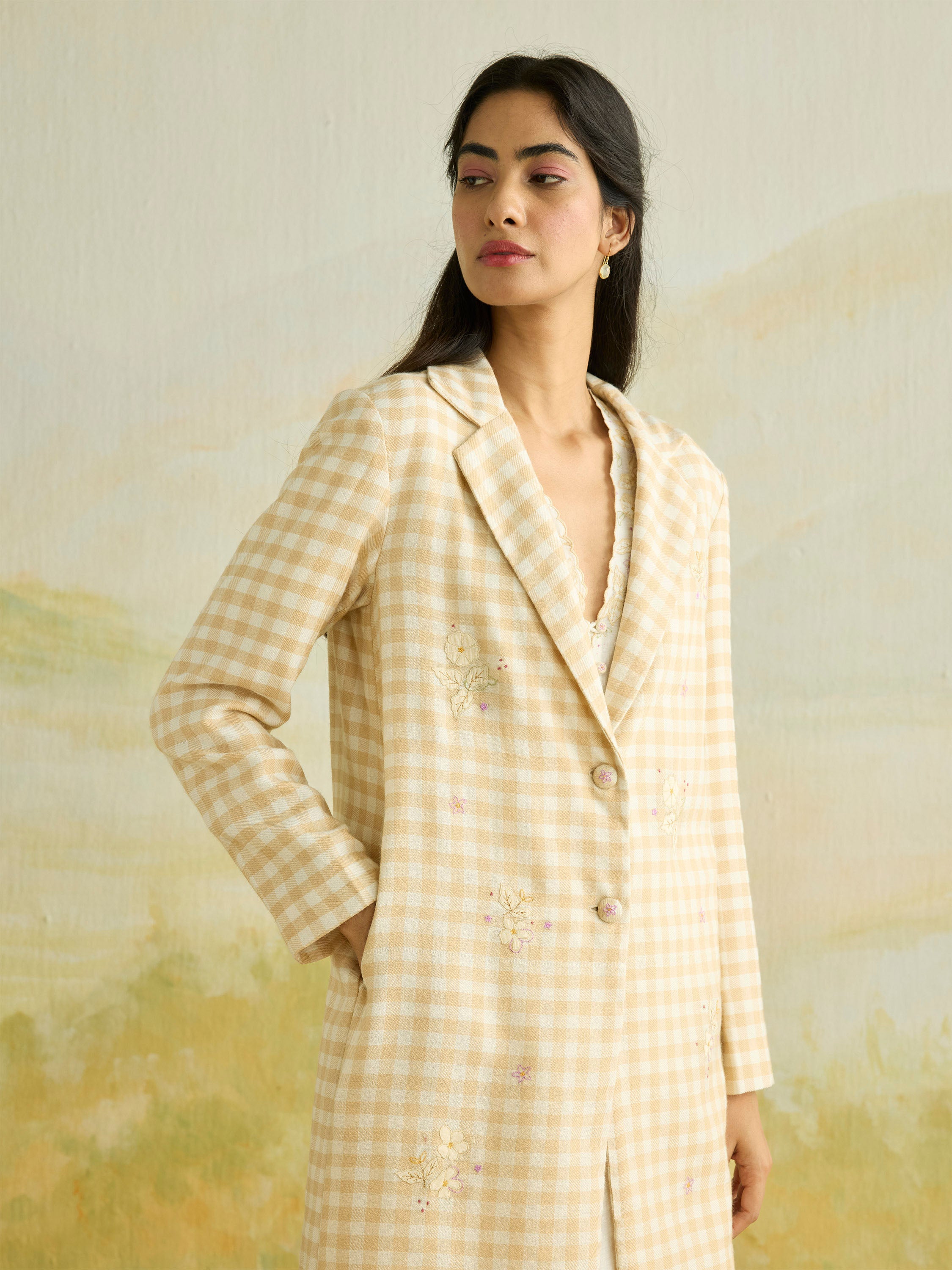Ivory Still Wool Coat