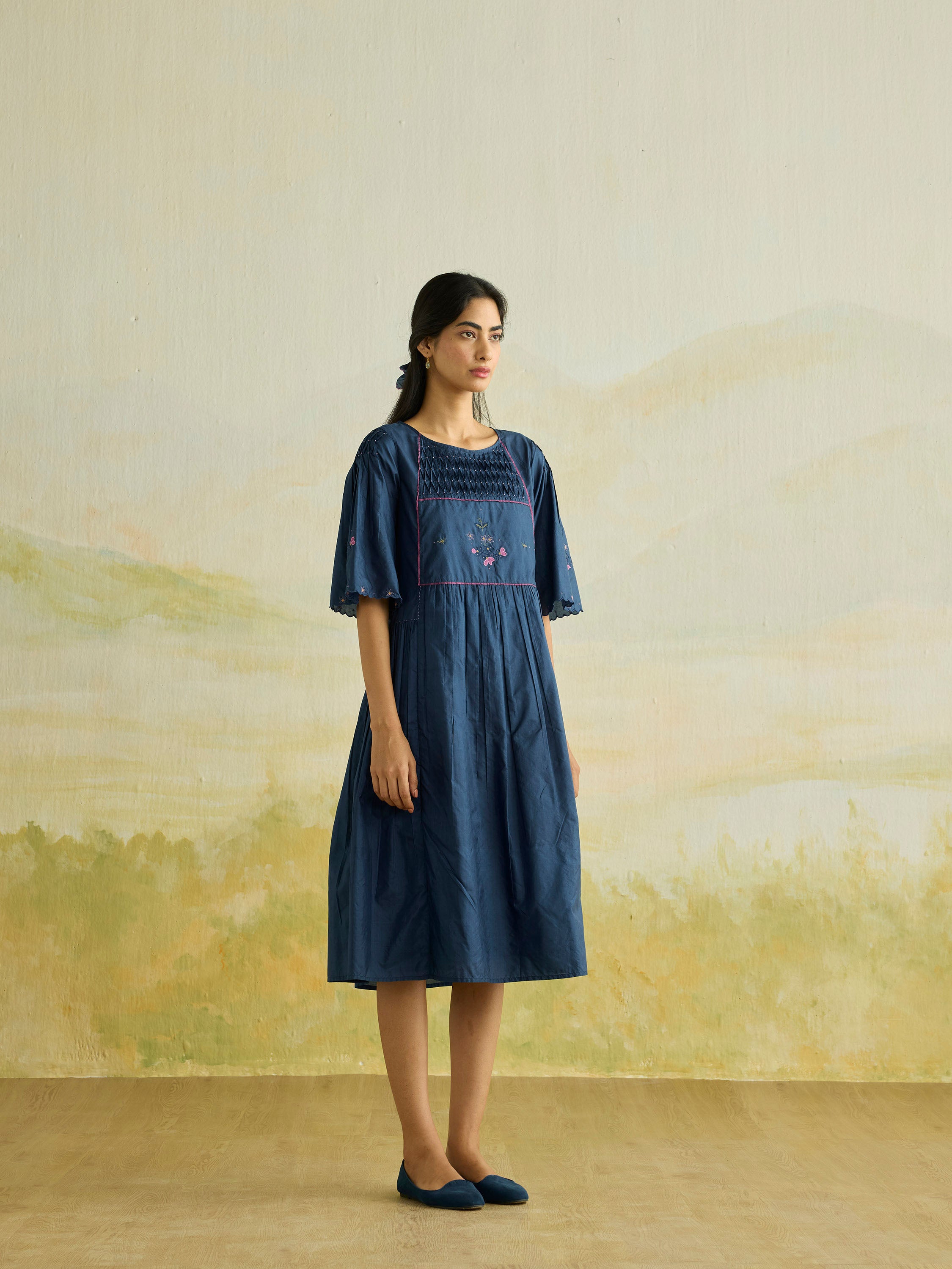 Ebonflower Silk Tunic