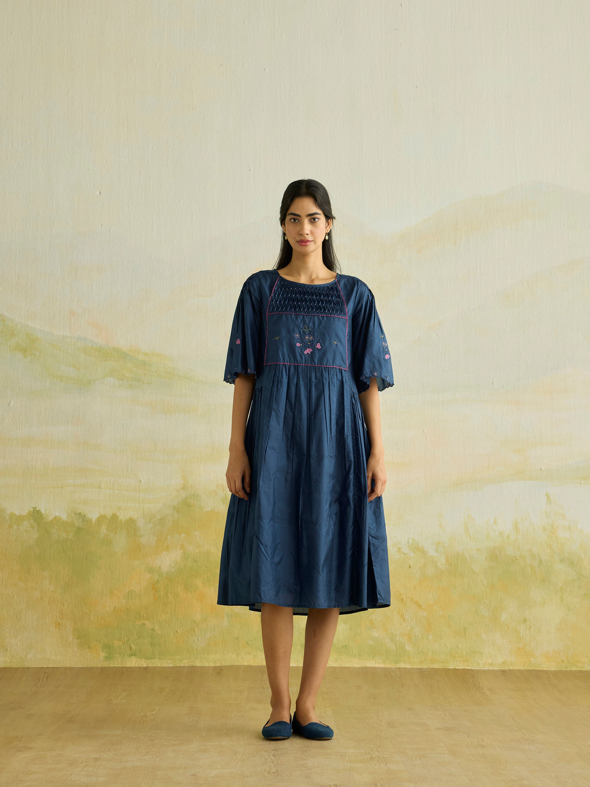 Ebonflower Silk Tunic