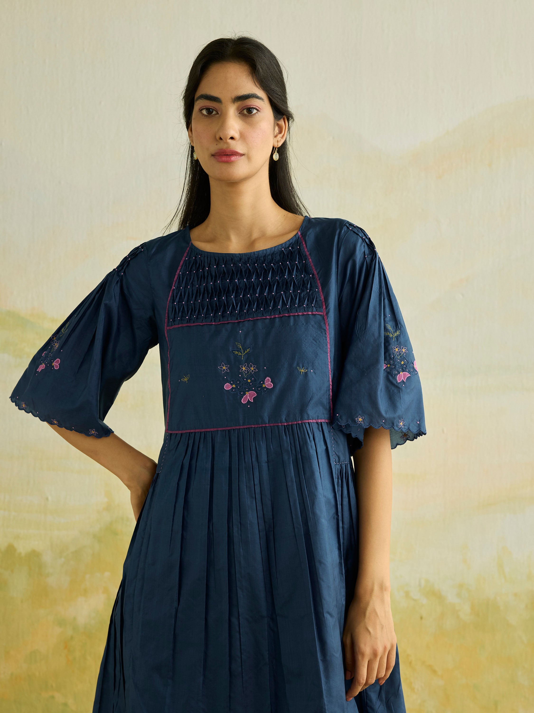 Ebonflower Silk Tunic
