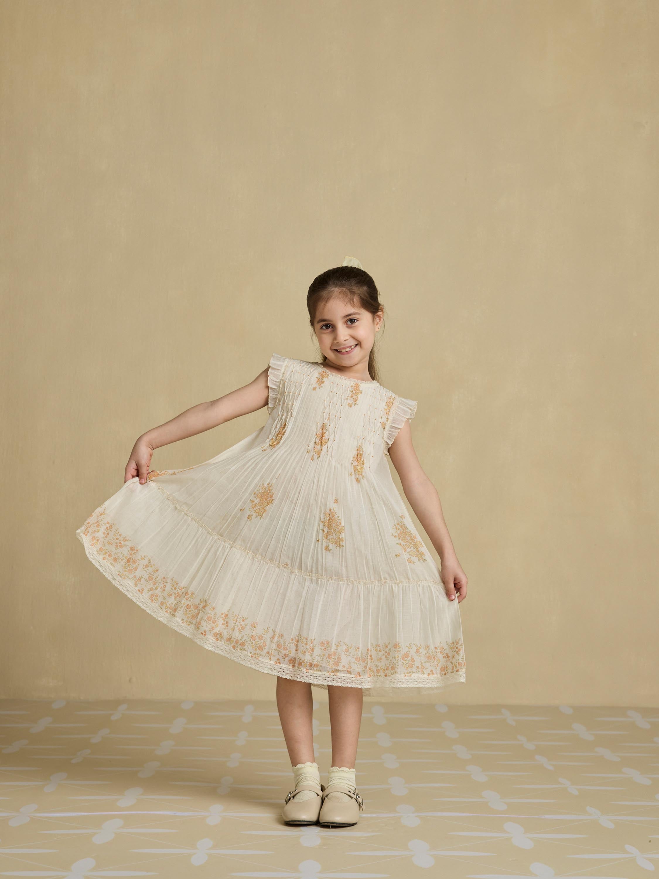 Little Sunflower Flutter Dress