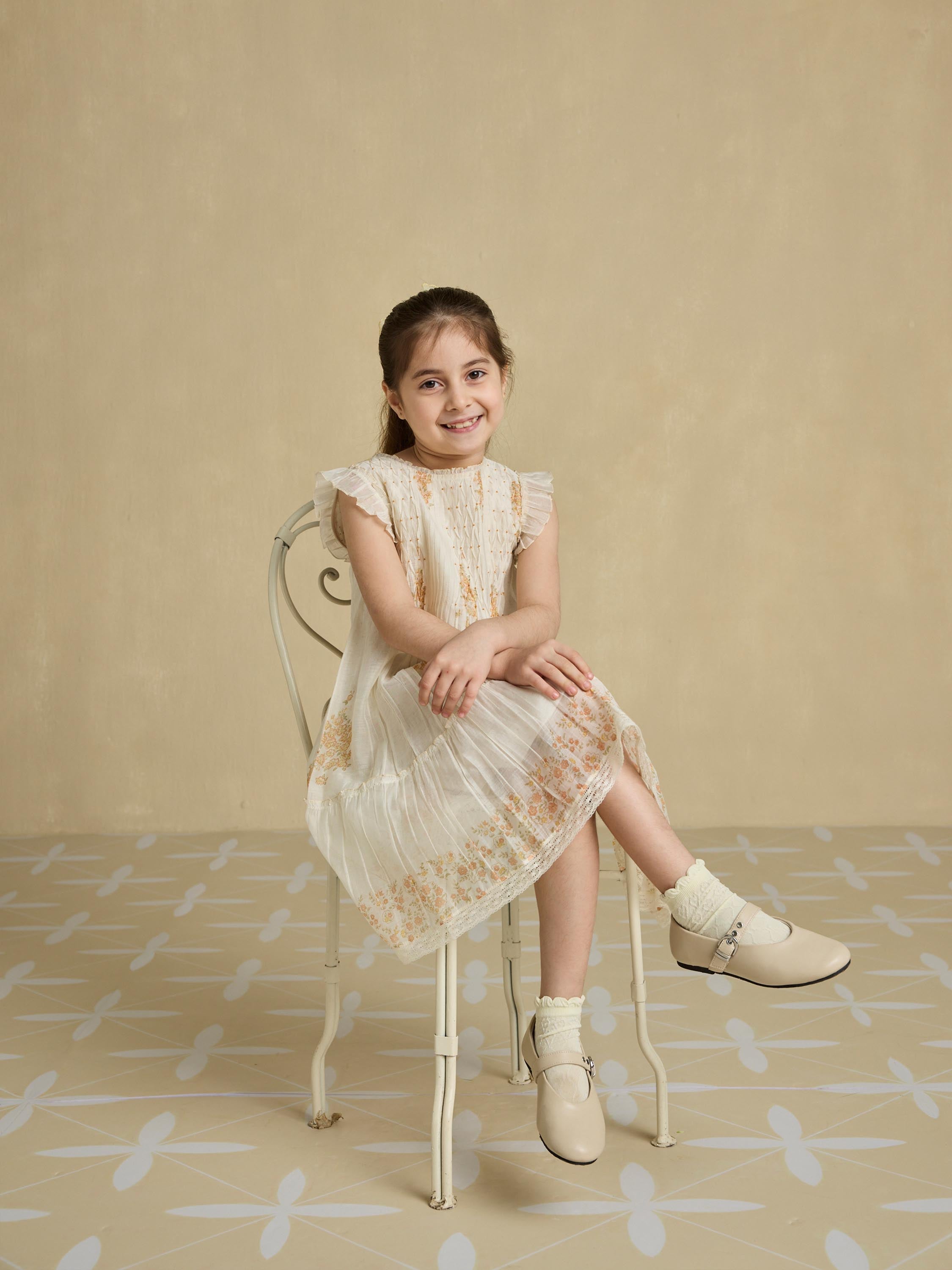 Little Sunflower Flutter Dress