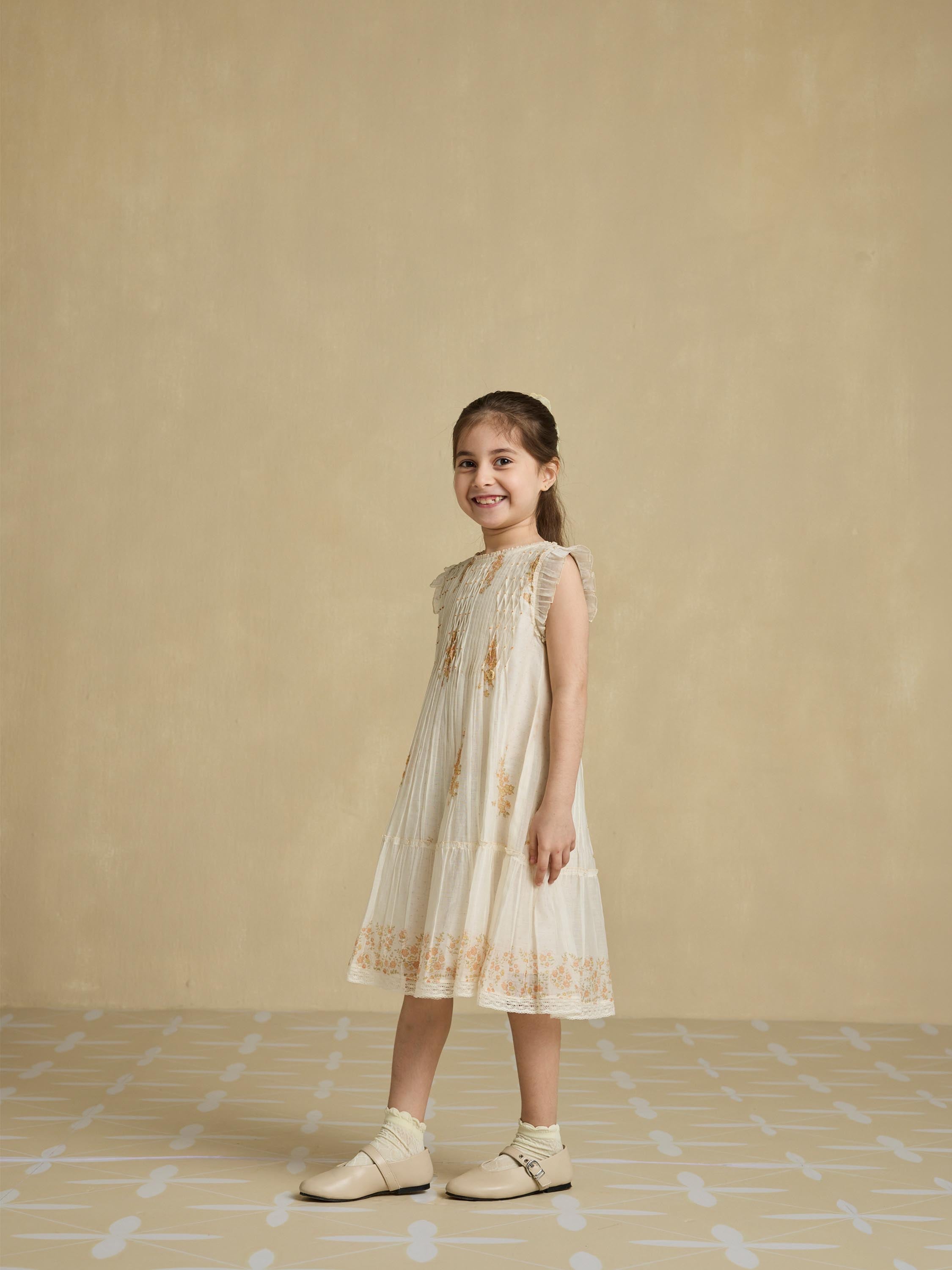 Little Sunflower Flutter Dress